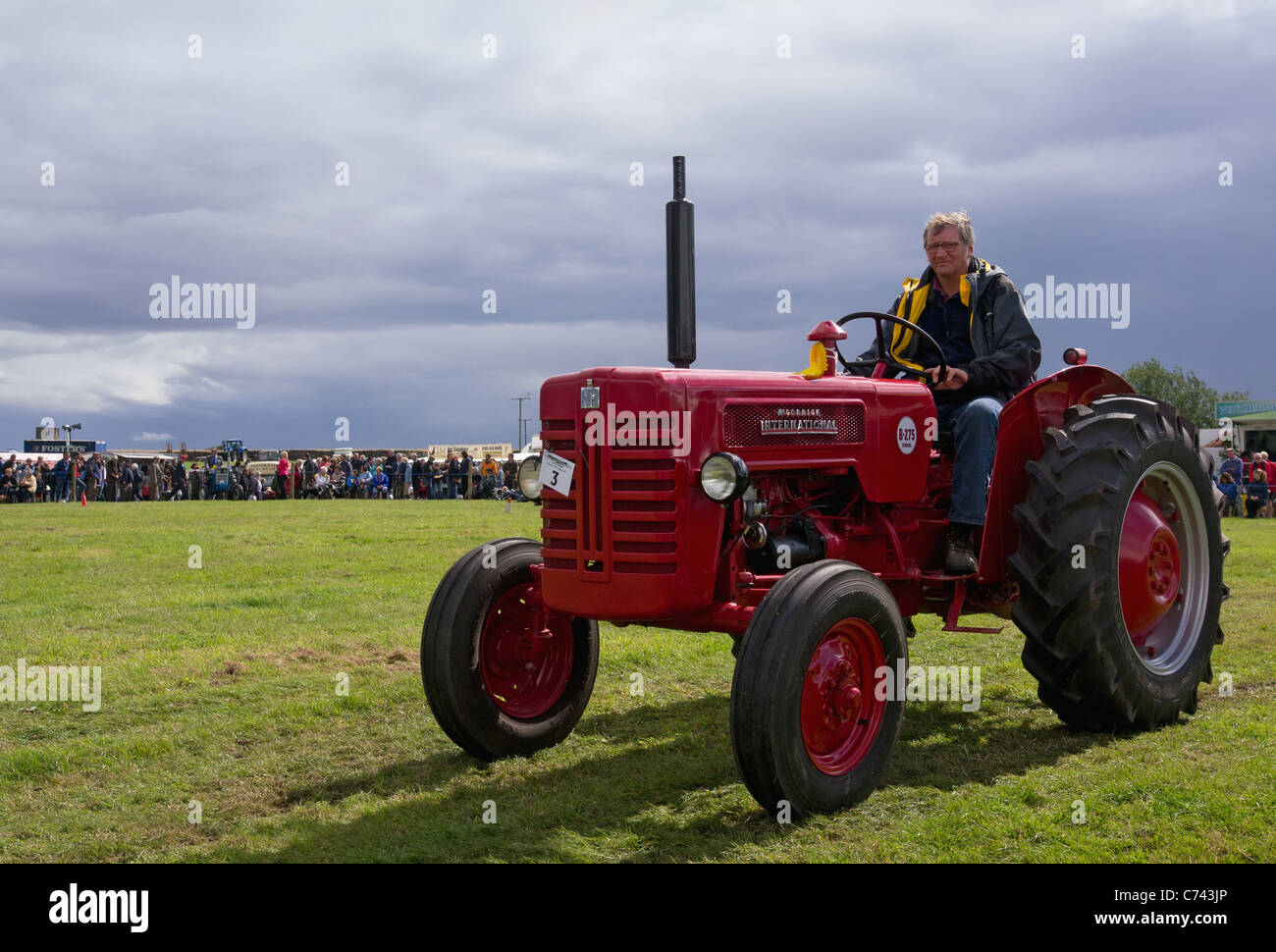 McCormick International Tractor - Classic B275 Diesel built in the 1950's. Stock Photo