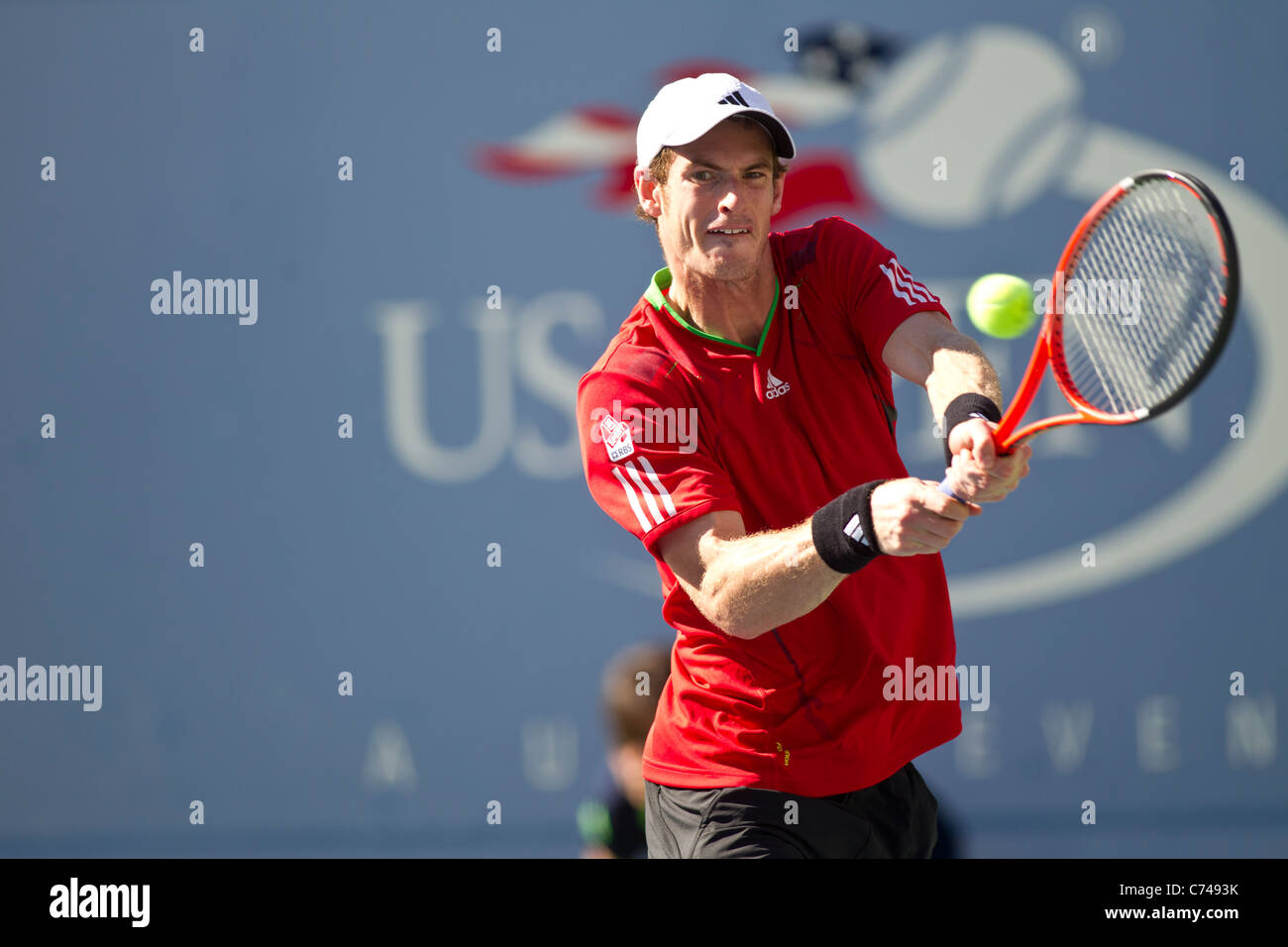 Andy Murray (GBR) competing at the 2011 US Open Tennis Stockfoto ...