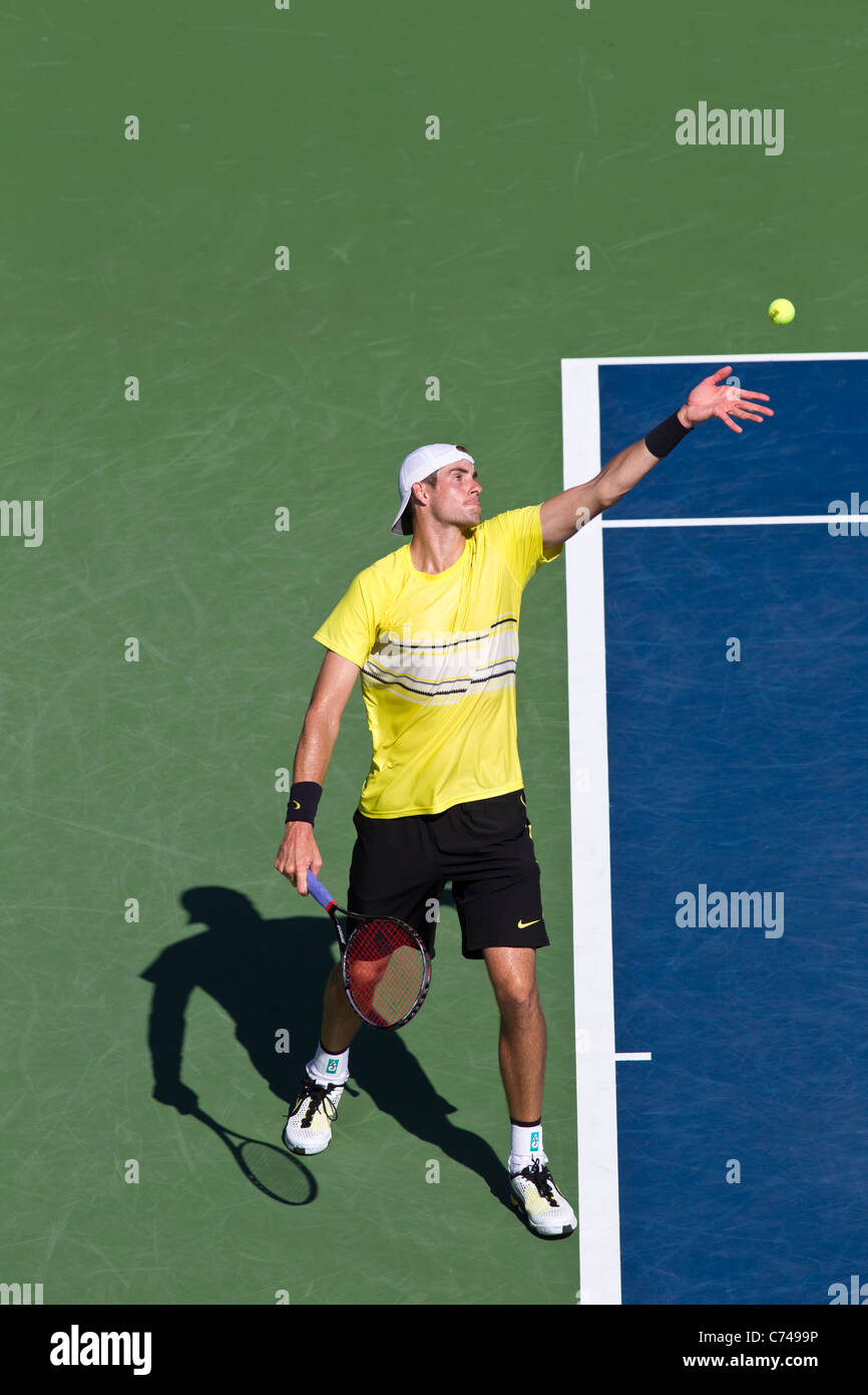 John Isner (USA) competing at the 2011 US Open Tennis Stock Photo Alamy John Isner (USA) competing at the 2011 US Open Tennis Stock Photo Alamy