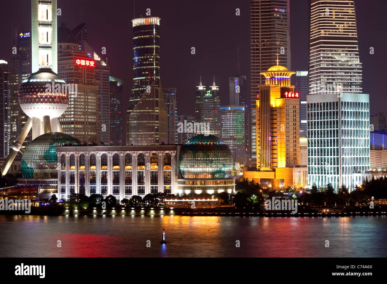 Shanghai pudong night hi-res stock photography and images - Alamy