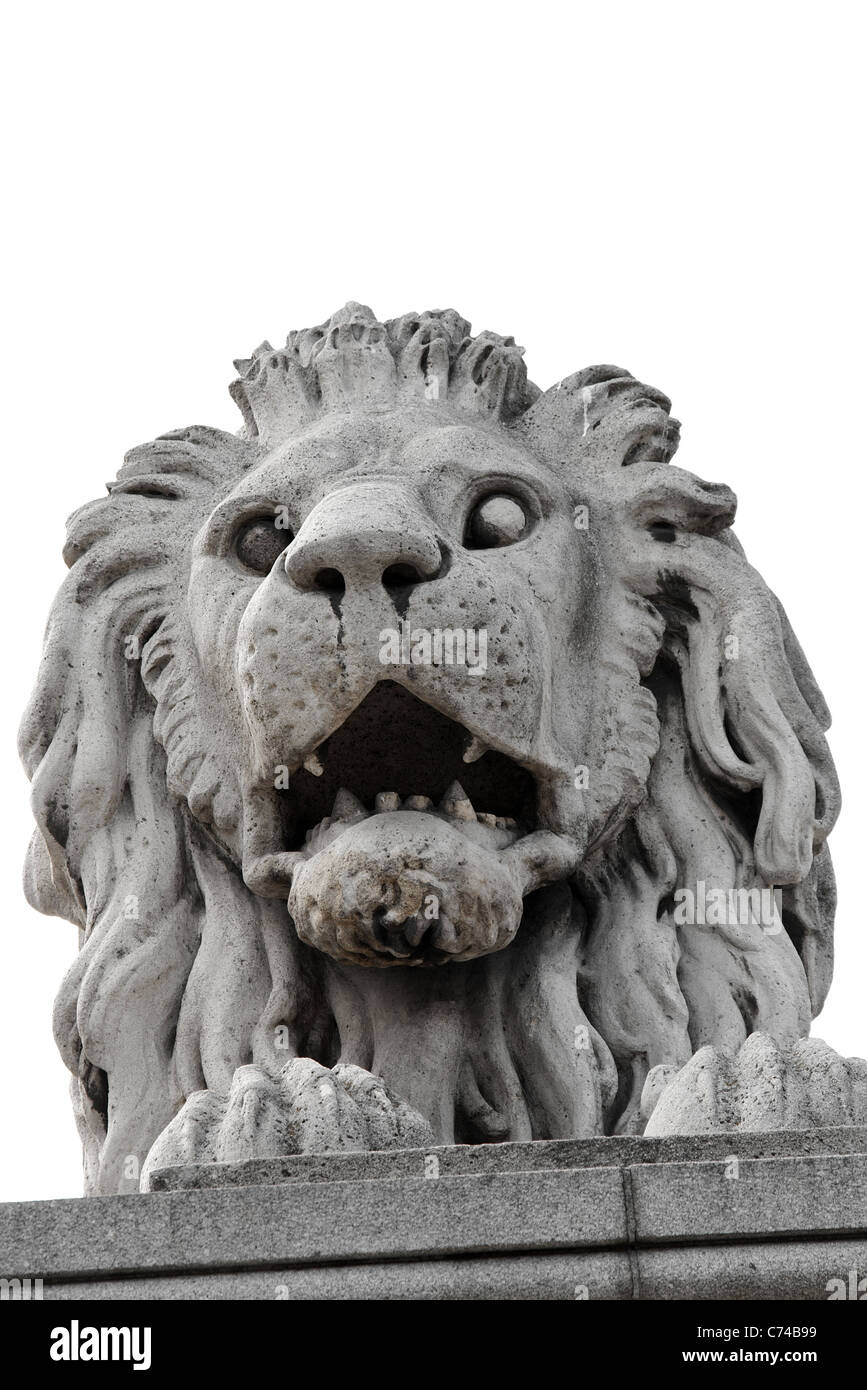 Statue of roaring lion hi-res stock photography and images - Alamy