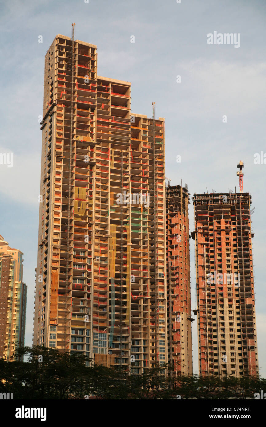 Building construction in Panama City Stock Photo Alamy
