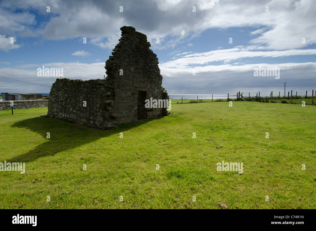 Ruins of St John's Point Church Stock Photo