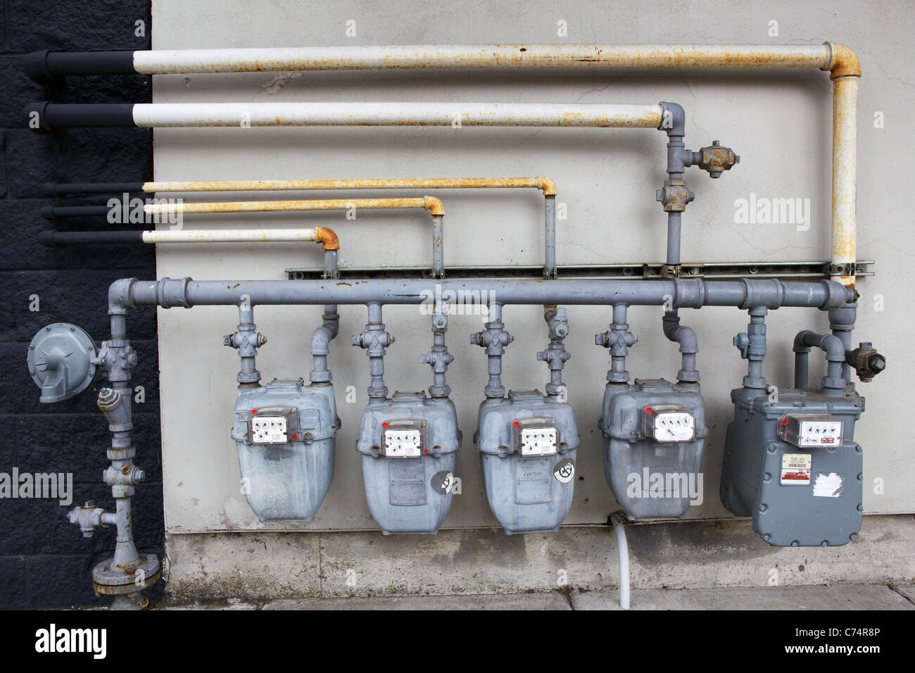 Gas Meters High Resolution Stock Photography and Images Alamy