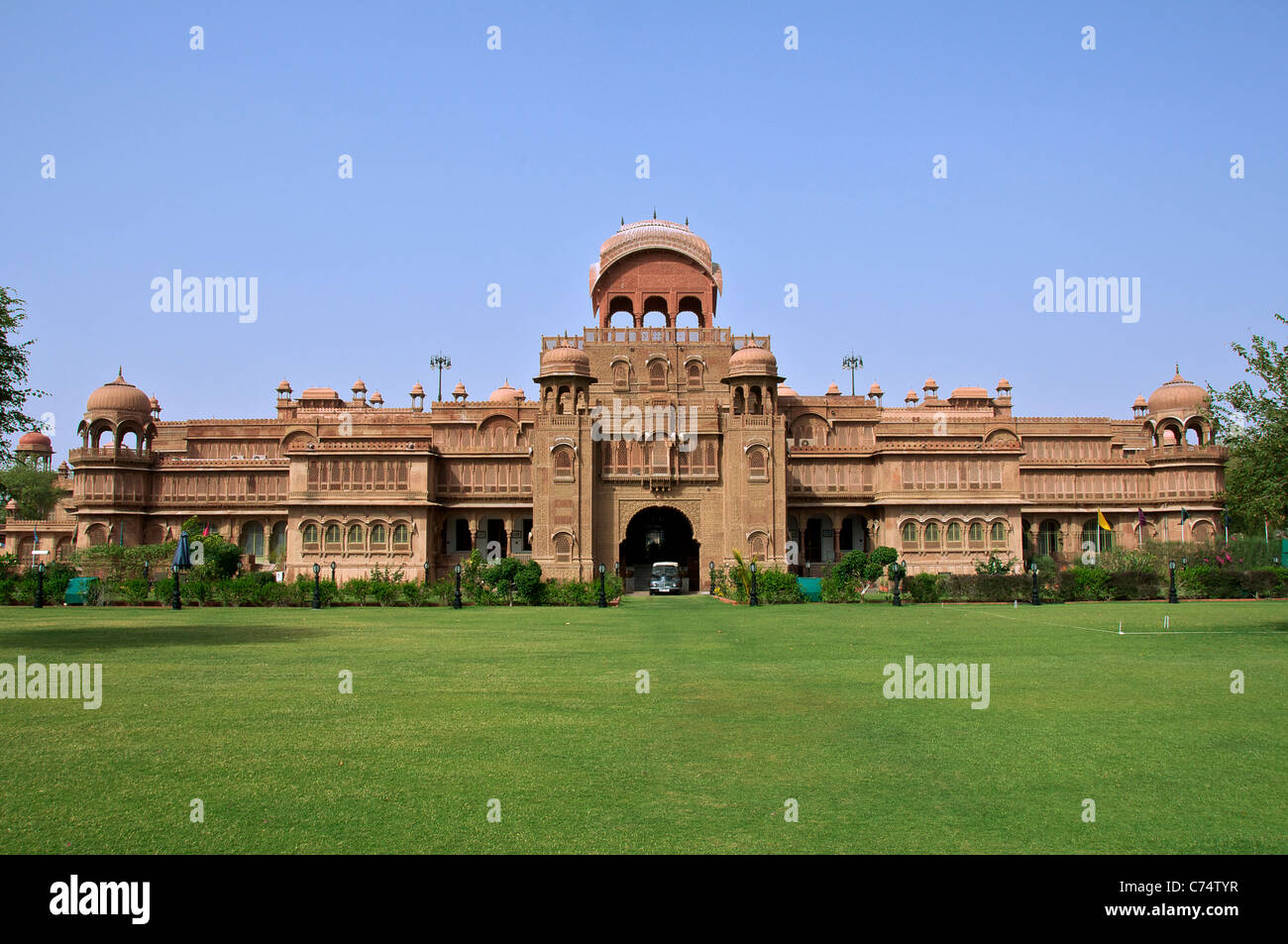 Laxmi Niwas Palace Bikaner Rajasthan India Stock Photo