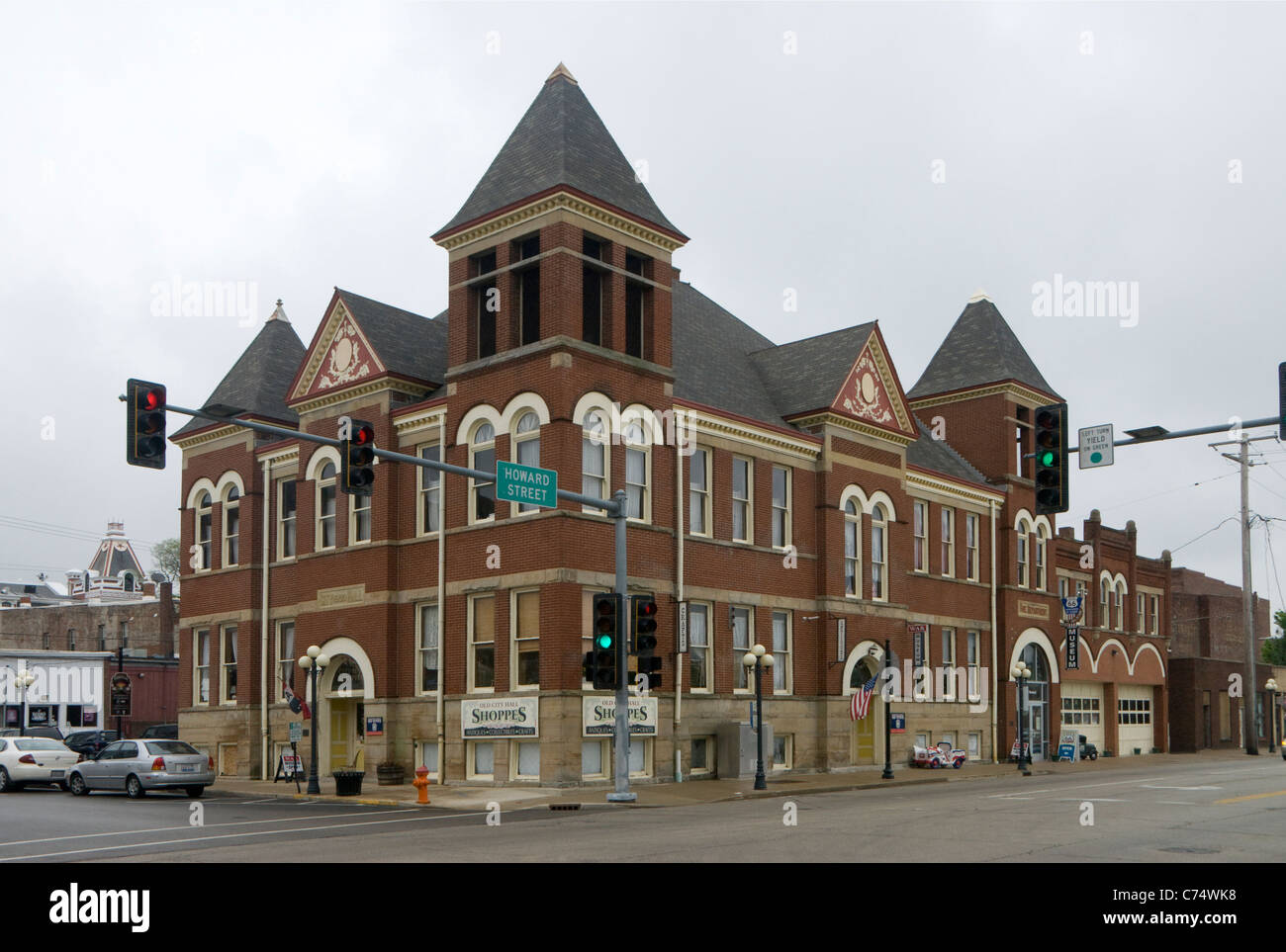 Old Fire House, now Museum and art Gallery, Pontiac, Illinois, USA