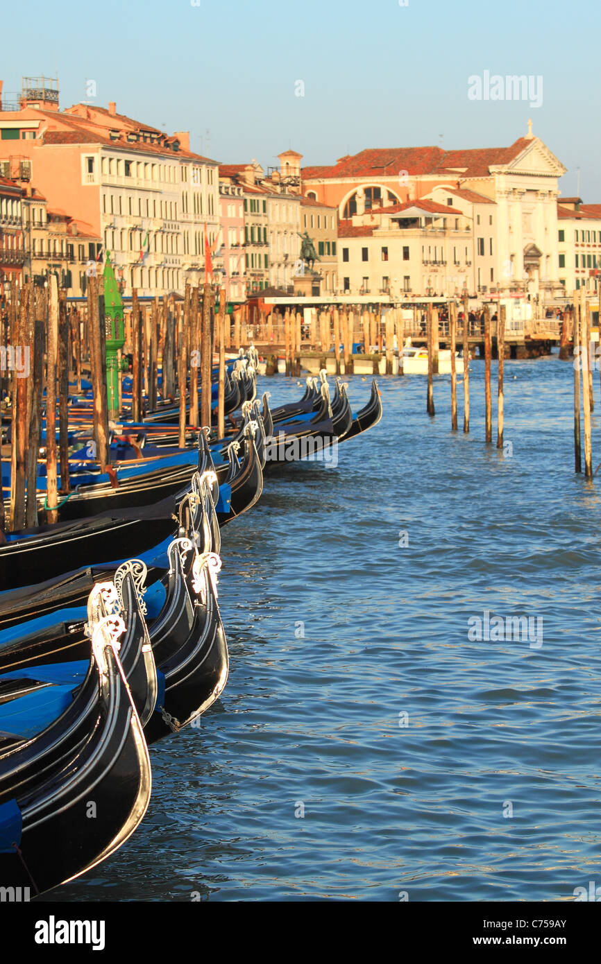 Gondolas vertical travel europe hi-res stock photography and images - Alamy