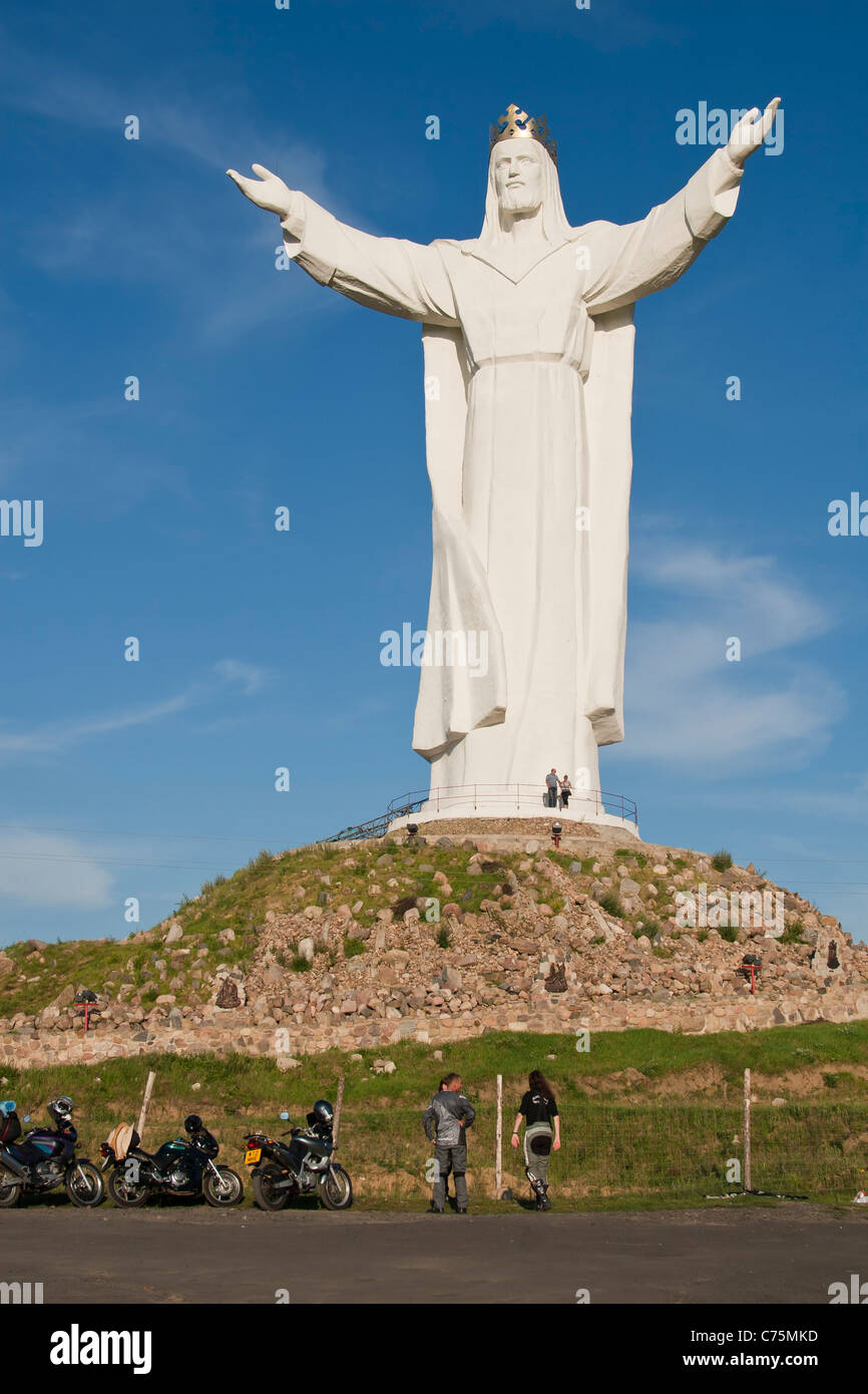 A huge statue of Christ the King, with a height 36 meters is one of the
