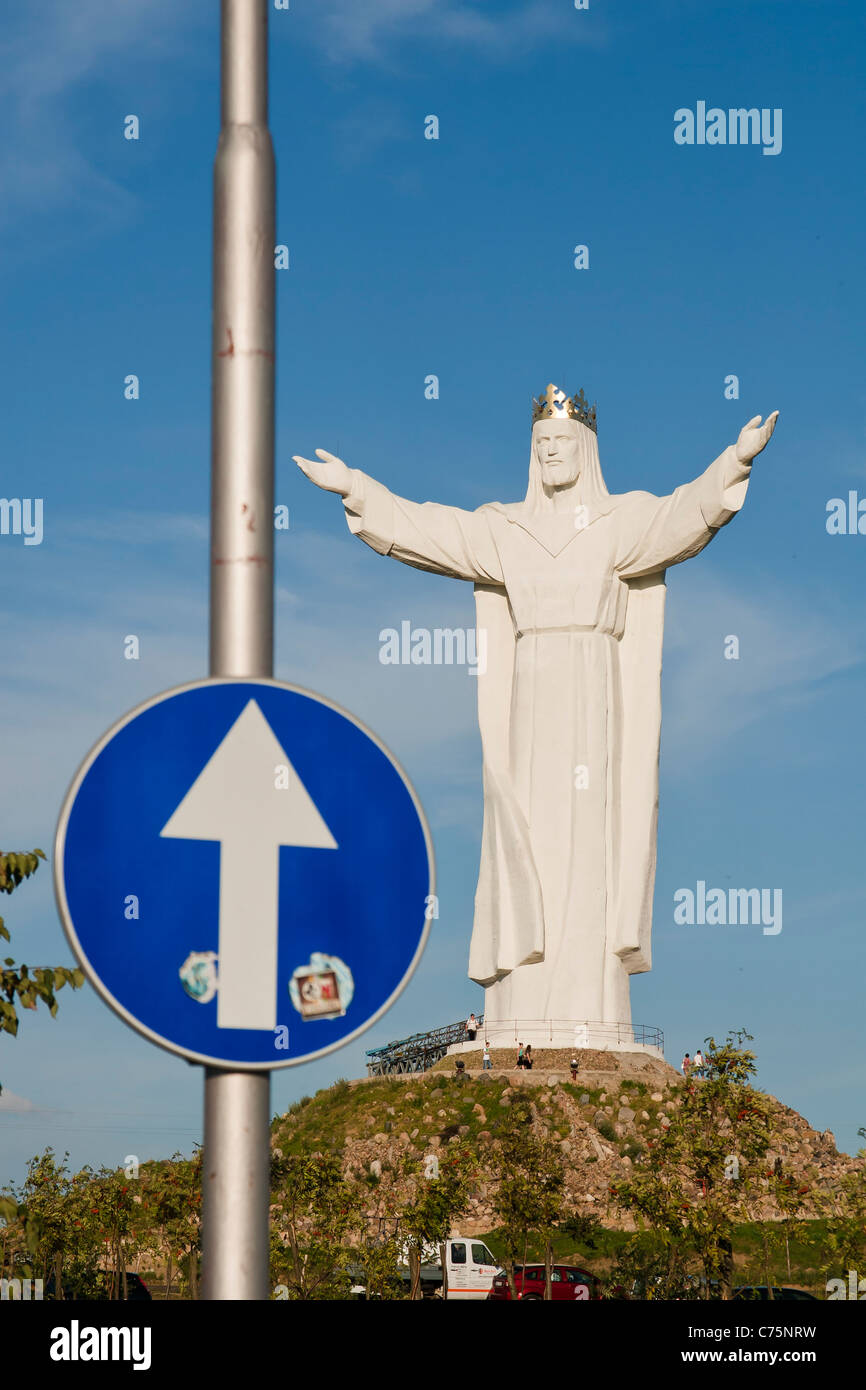 A huge statue of Christ the King, with a height 36 meters is one of the