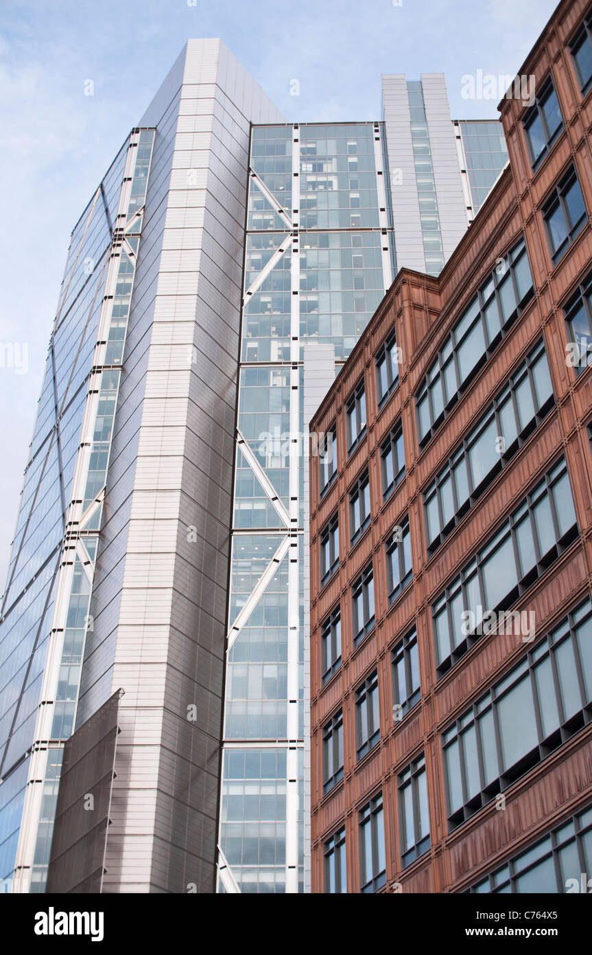 Broadgate Tower seen from Worship Street, London, designed by Skidmore ...