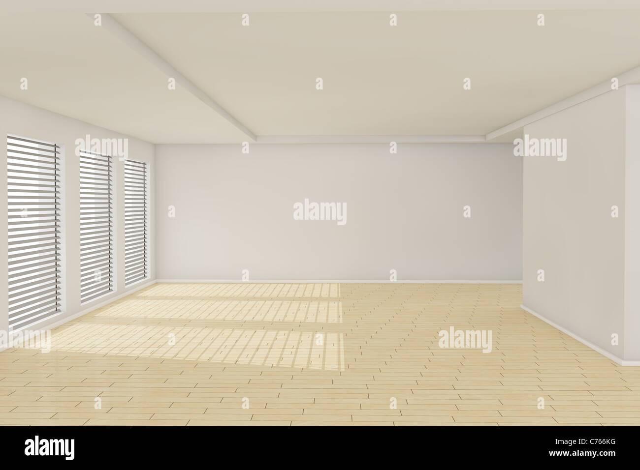 Abstract empty room 3d render Stock Photo - Alamy
