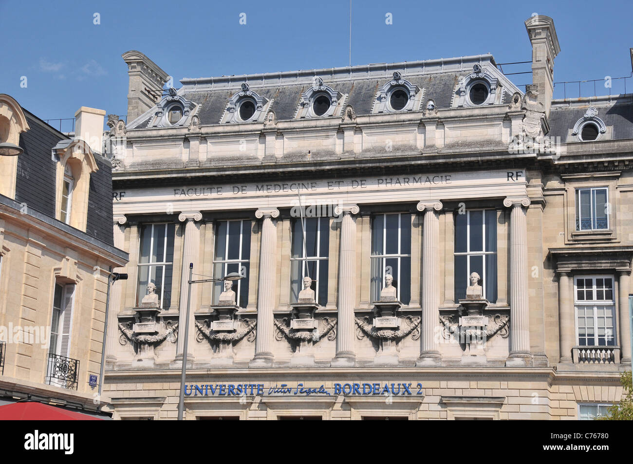 University Bordeaux 2 Bordeaux Gironde Aquitaine France Stock Photo Alamy