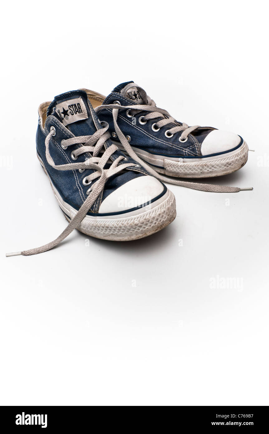 Worn Dirty Converse Star Shoes High Resolution Stock Photography and Images  - Alamy