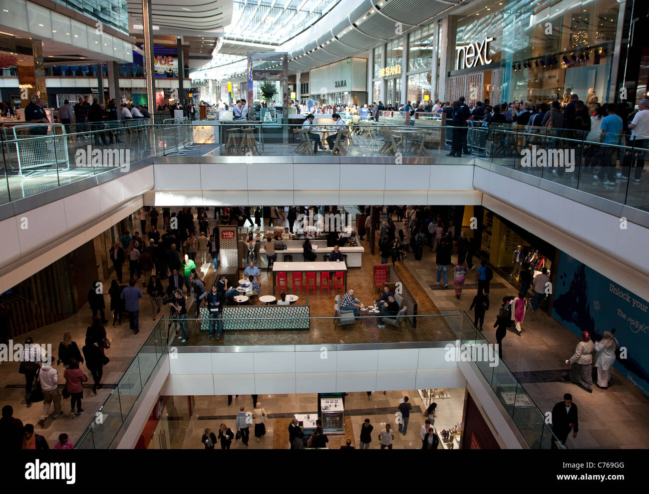 Interior view westfield stratford city hi-res stock photography and images  - Alamy