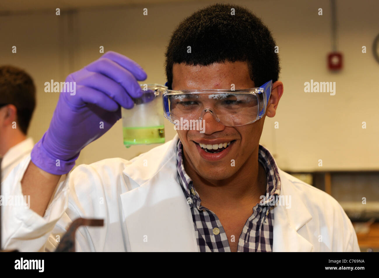 Chemistry class yale university summer hires stock photography and
