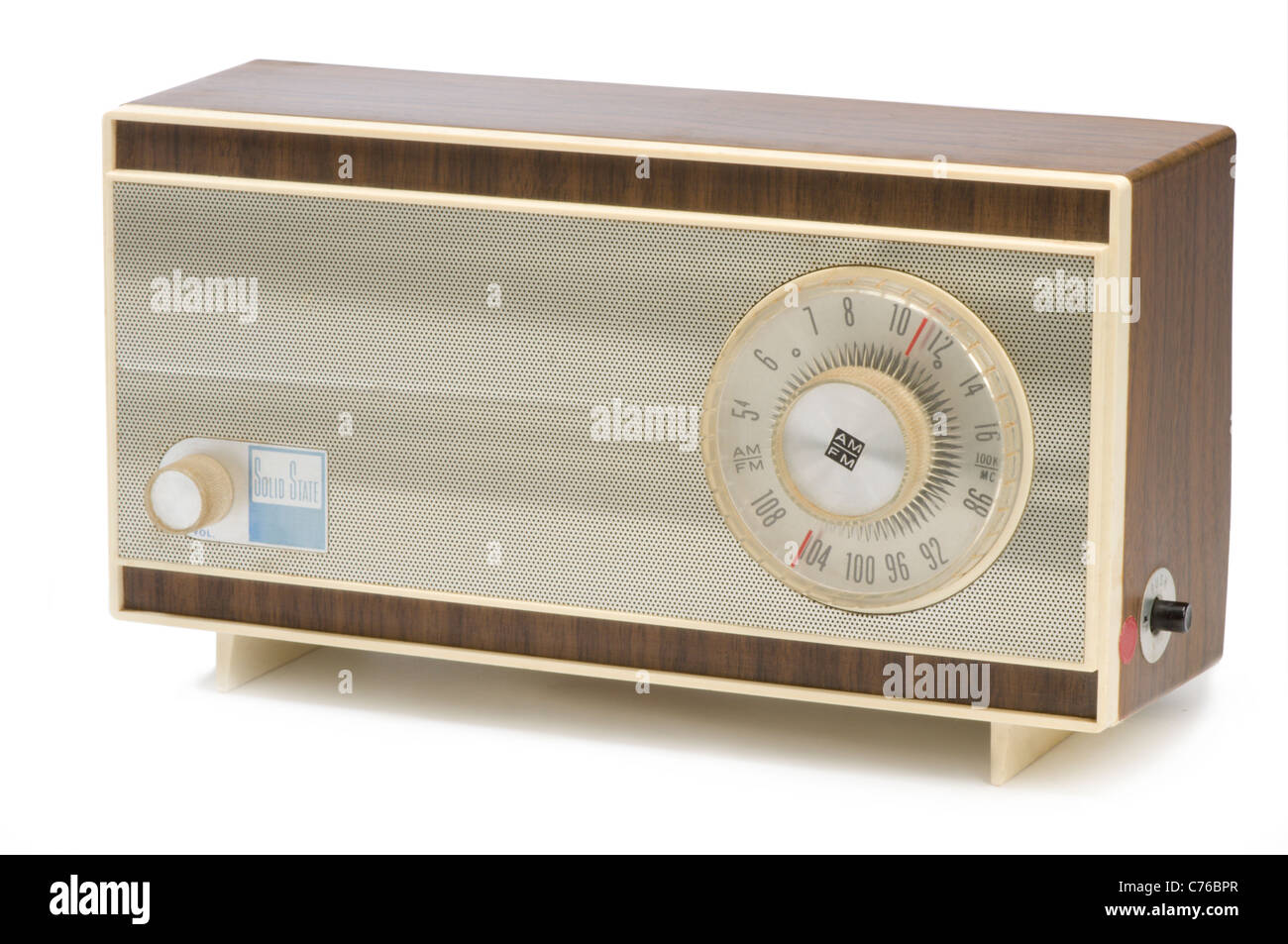 Old AM FM radio Stock Photo - Alamy