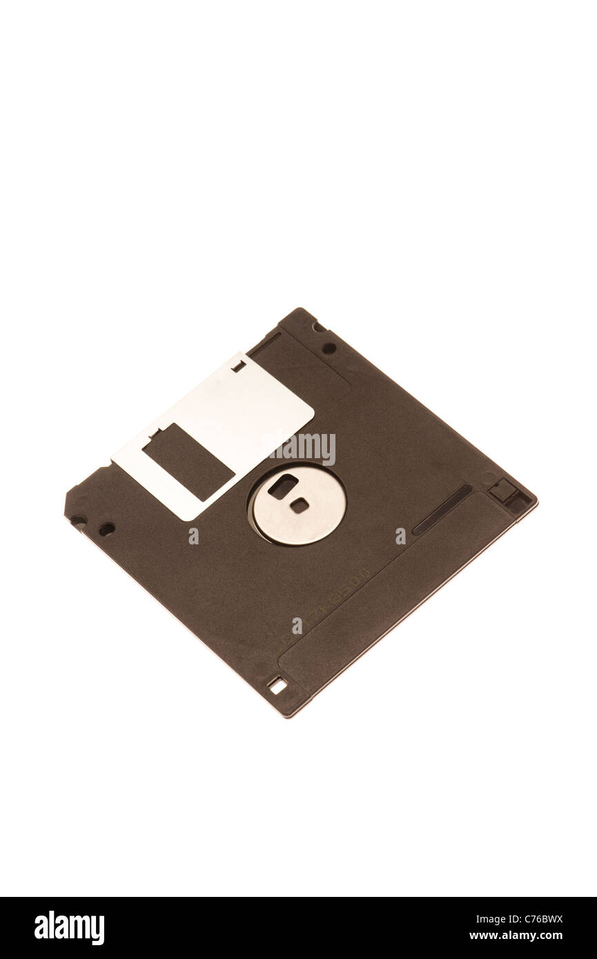 a 3.5 inch floppy computer disk Stock Photo