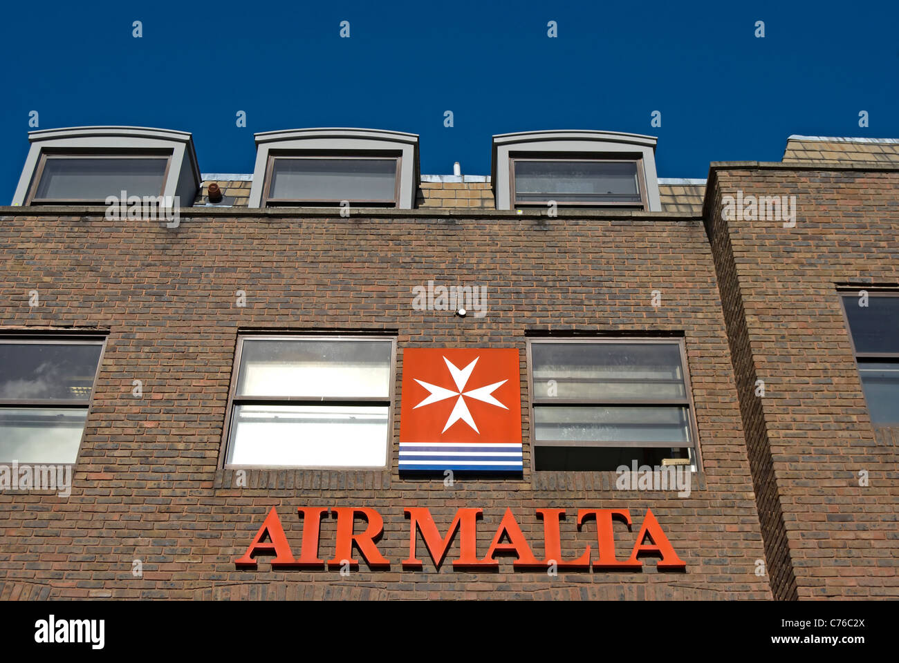 regional head office of air malta, in putney, southwest london, england Stock Photo