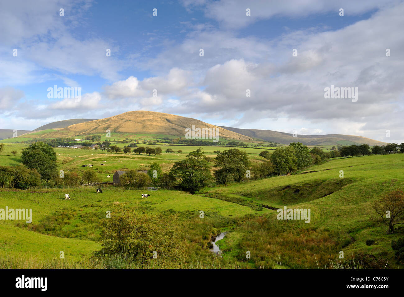 the-bowland-fells-above-chipping-forest-of-bowland-lancashire-stock