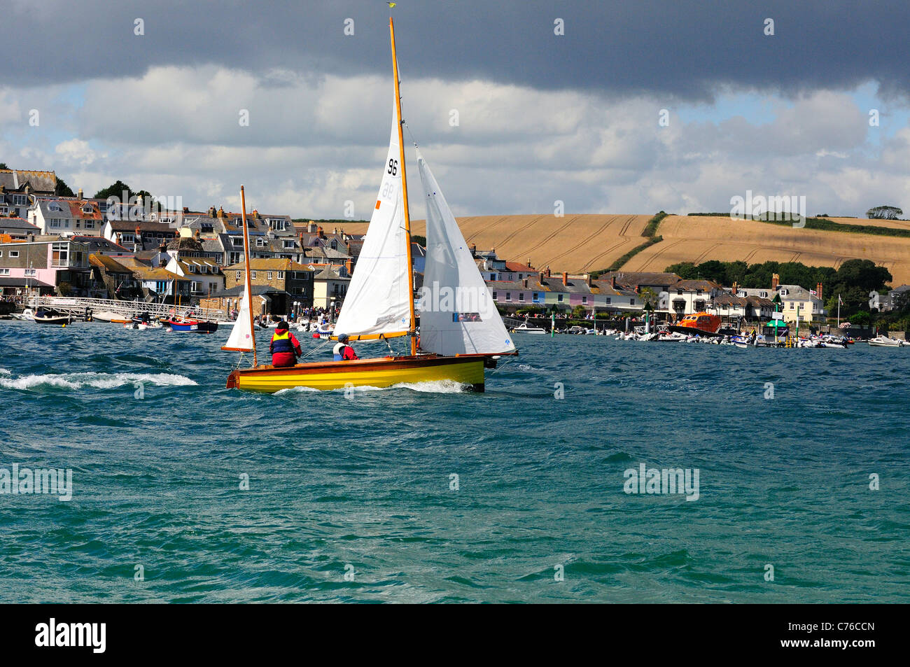 Salcombe Yawl Sailing In A Blow In Salcombe Yacht Club s Regatta From salcombe-yawl-sailing-in-a-blow-in-salcombe-yacht-club-s-regatta-from