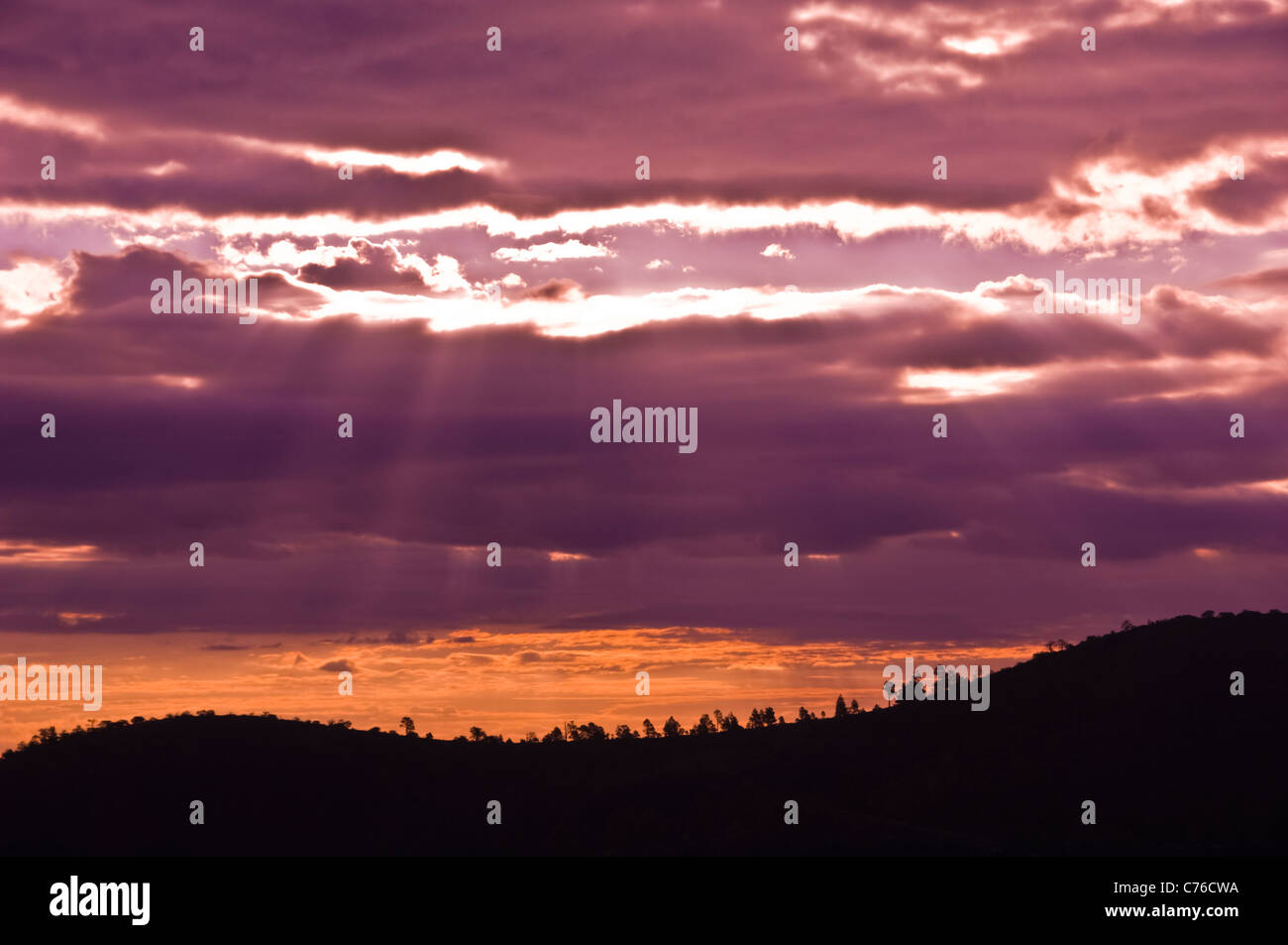 God rays and stormy sky hi-res stock photography and images - Alamy