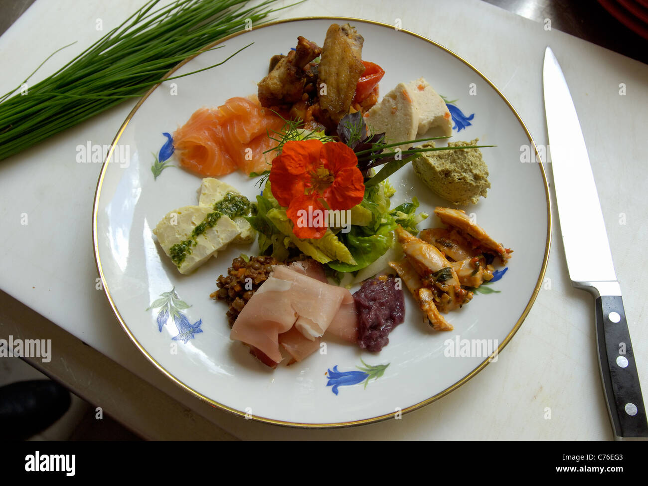 Appetizer in a restaurant Stock Photo Alamy