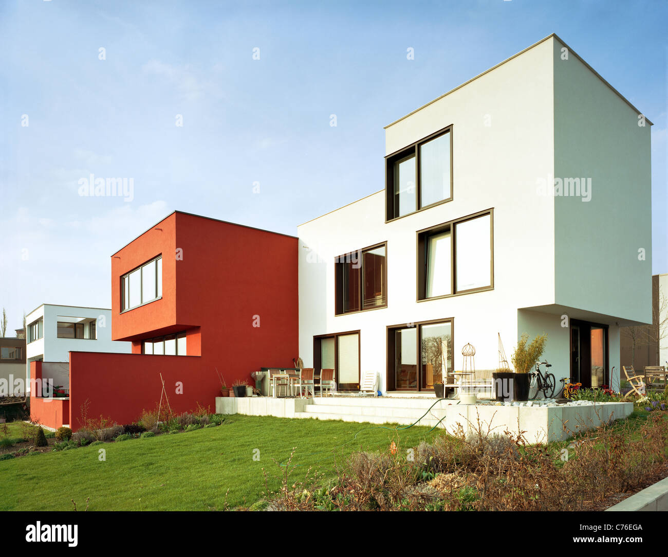 Neues Bauen am Horn, Haus Seeger, Weimar, Germany Stock Photo