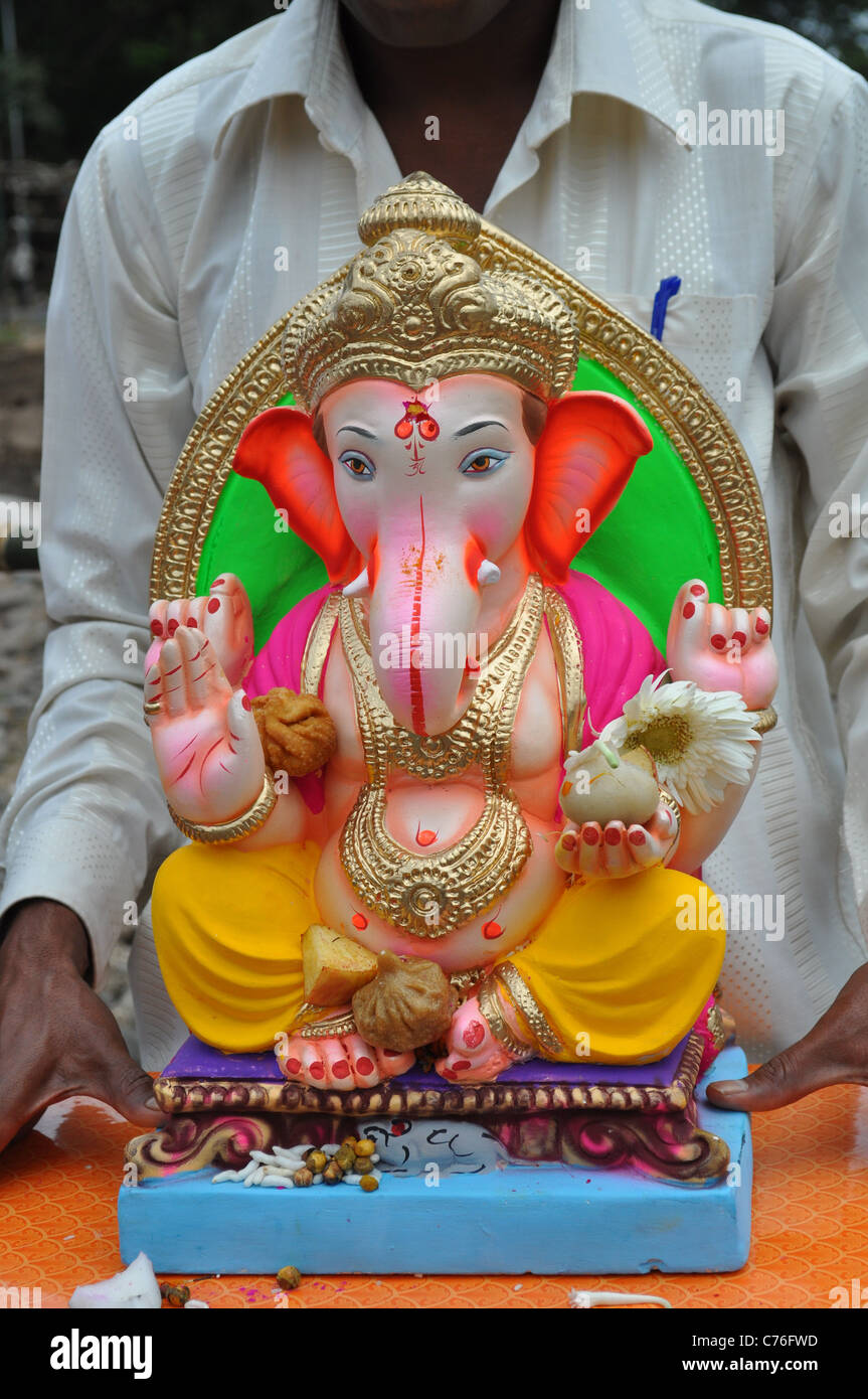 ganpati festival Stock Photo Alamy