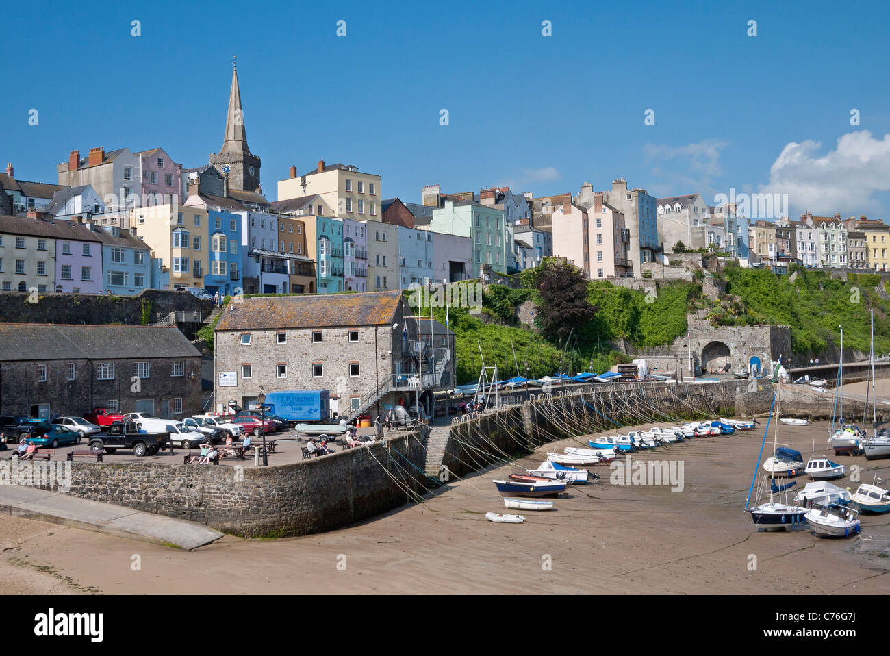 Tenby Harbour, Pembrokeshire, South Wales, UK Stock Photo