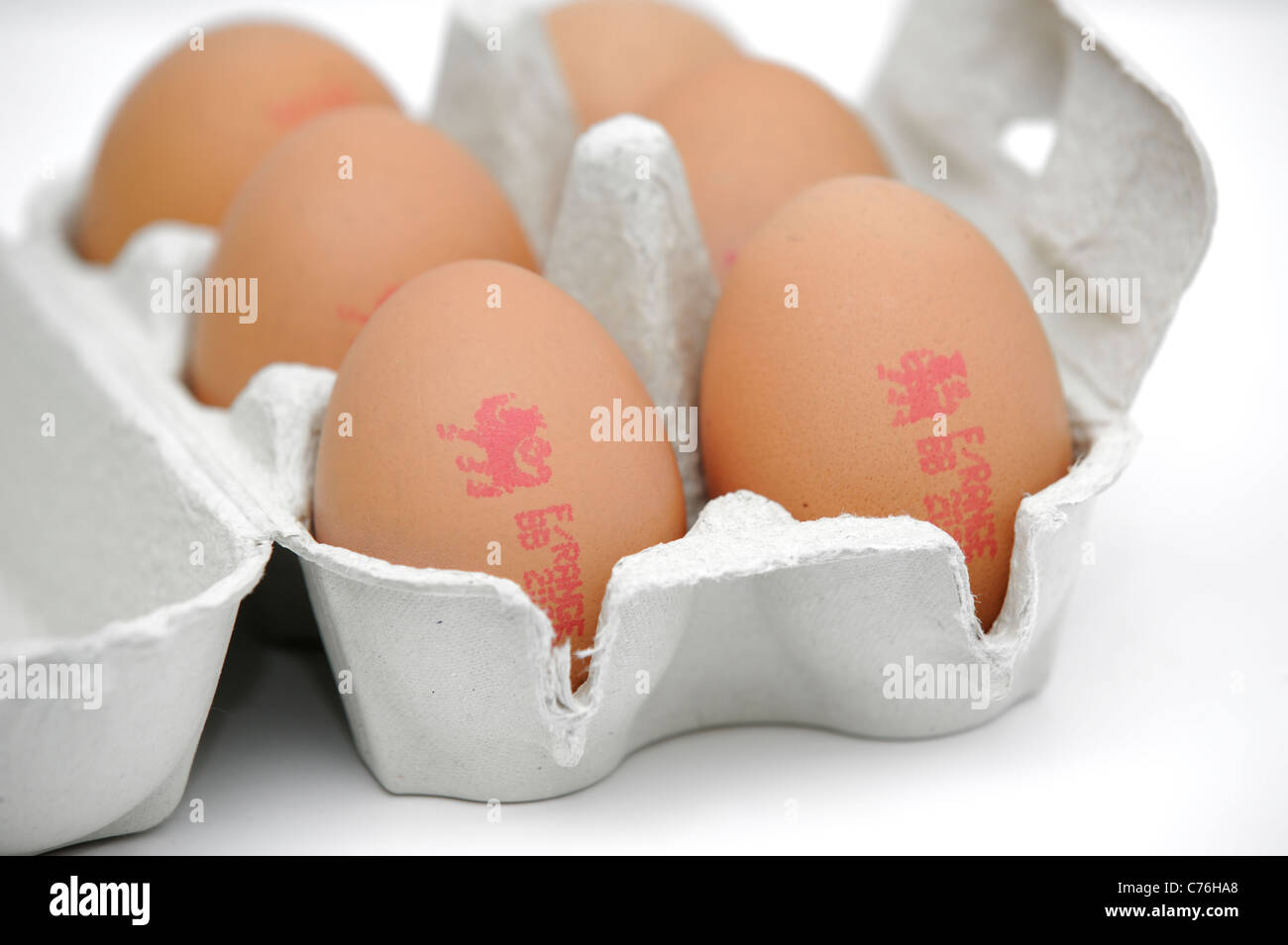 british free range eggs Stock Photo Alamy