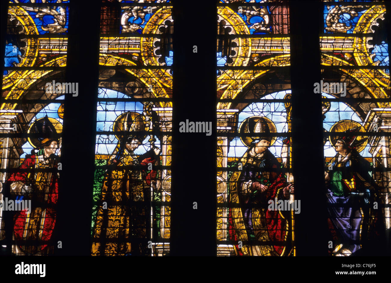 Renaissance Stainedglass windows of Valentin Bousch, Cathedral St