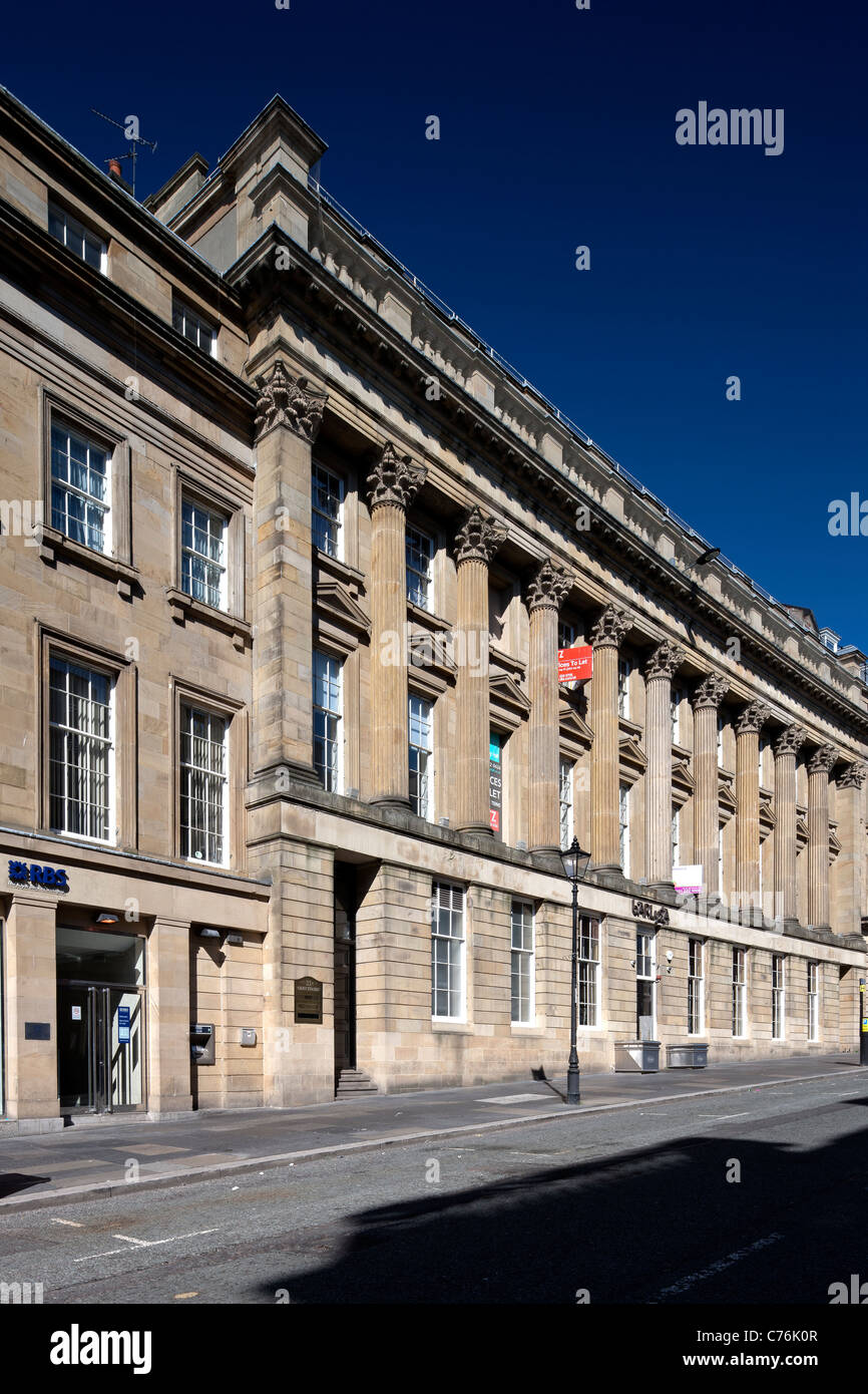 The stunning architecture of Grey Street, Newcastle upon Tyne Stock Photo