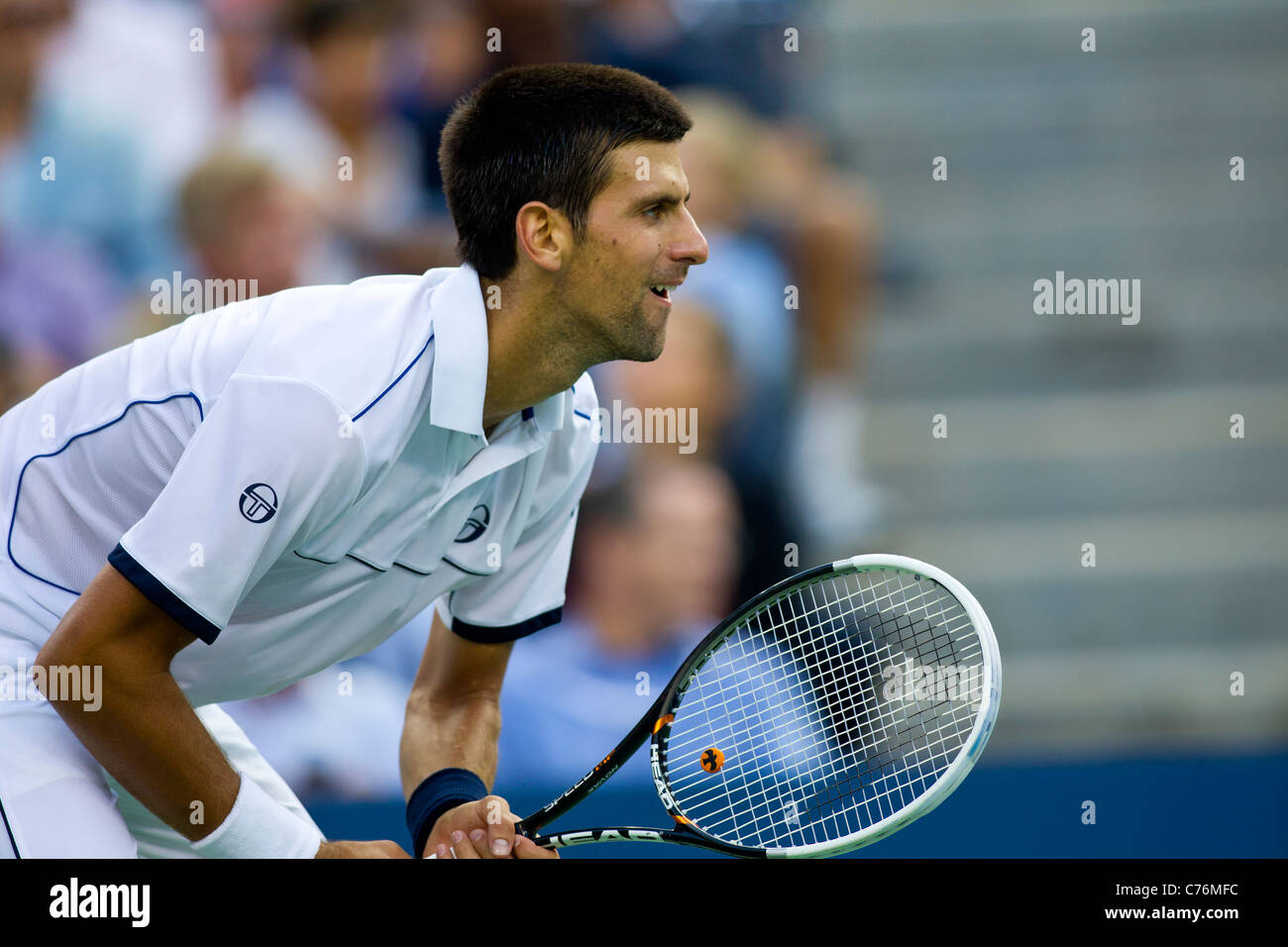 Novak Djokovic (SRB) winner of the Men's Final at the 2011 US Open ...