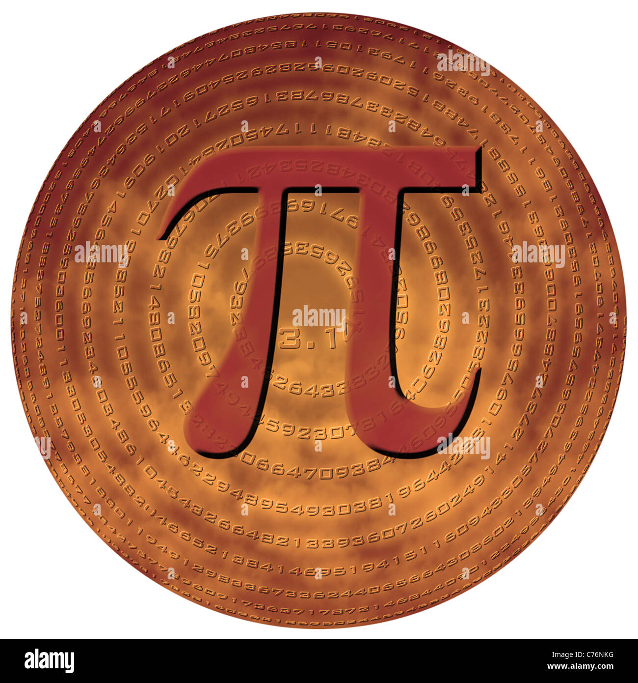 number pi Stock Photo