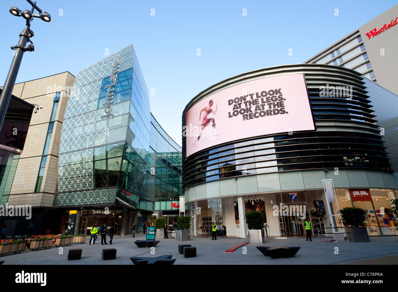 John Lewis Store at Westfield Stratford London Stock Photo Alamy