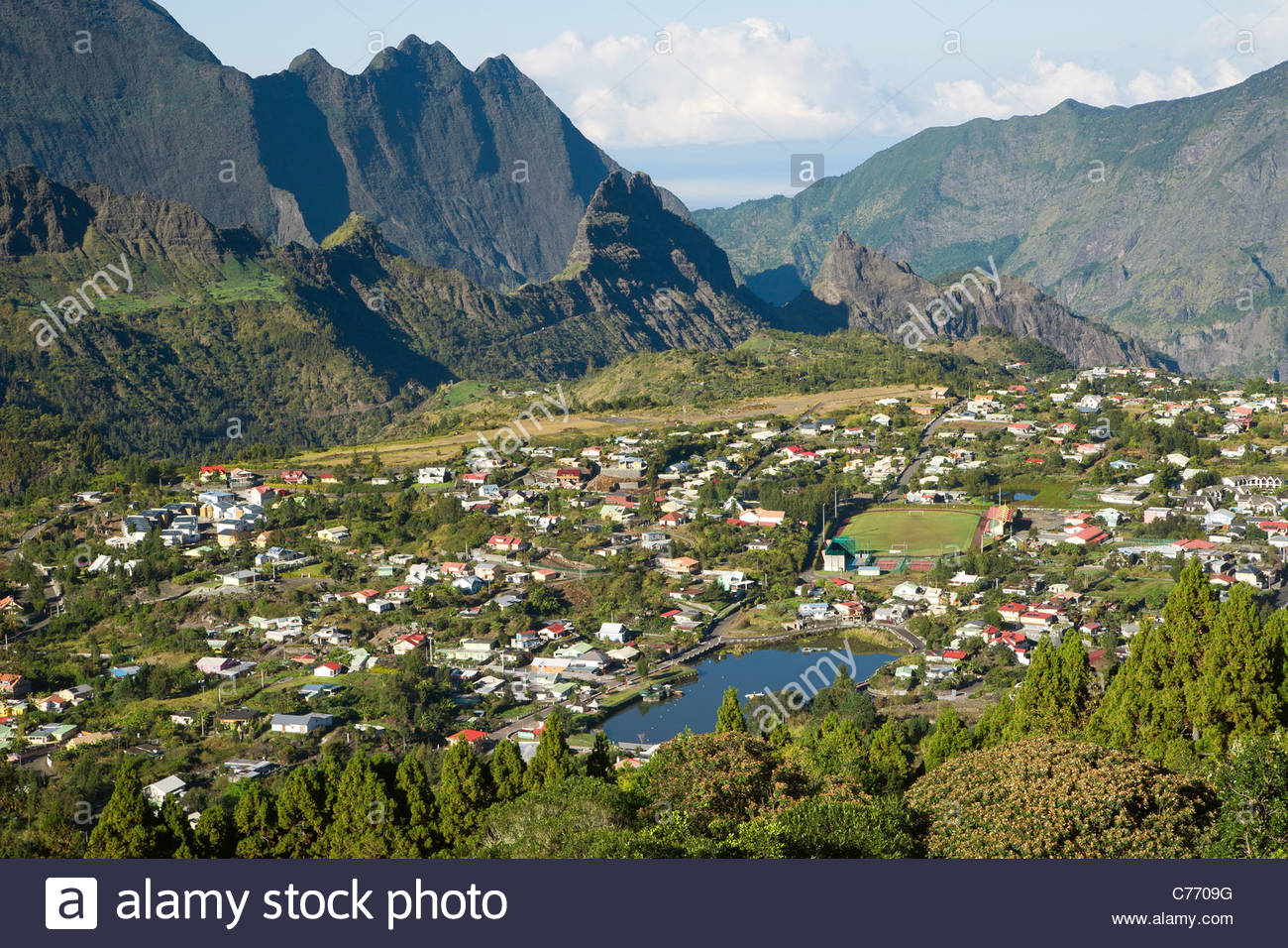 Reunion Island Cilaos From Roche Merveilleuse Stock Photo Alamy Reunion Island Cilaos From Roche Merveilleuse Stock Photo Alamy