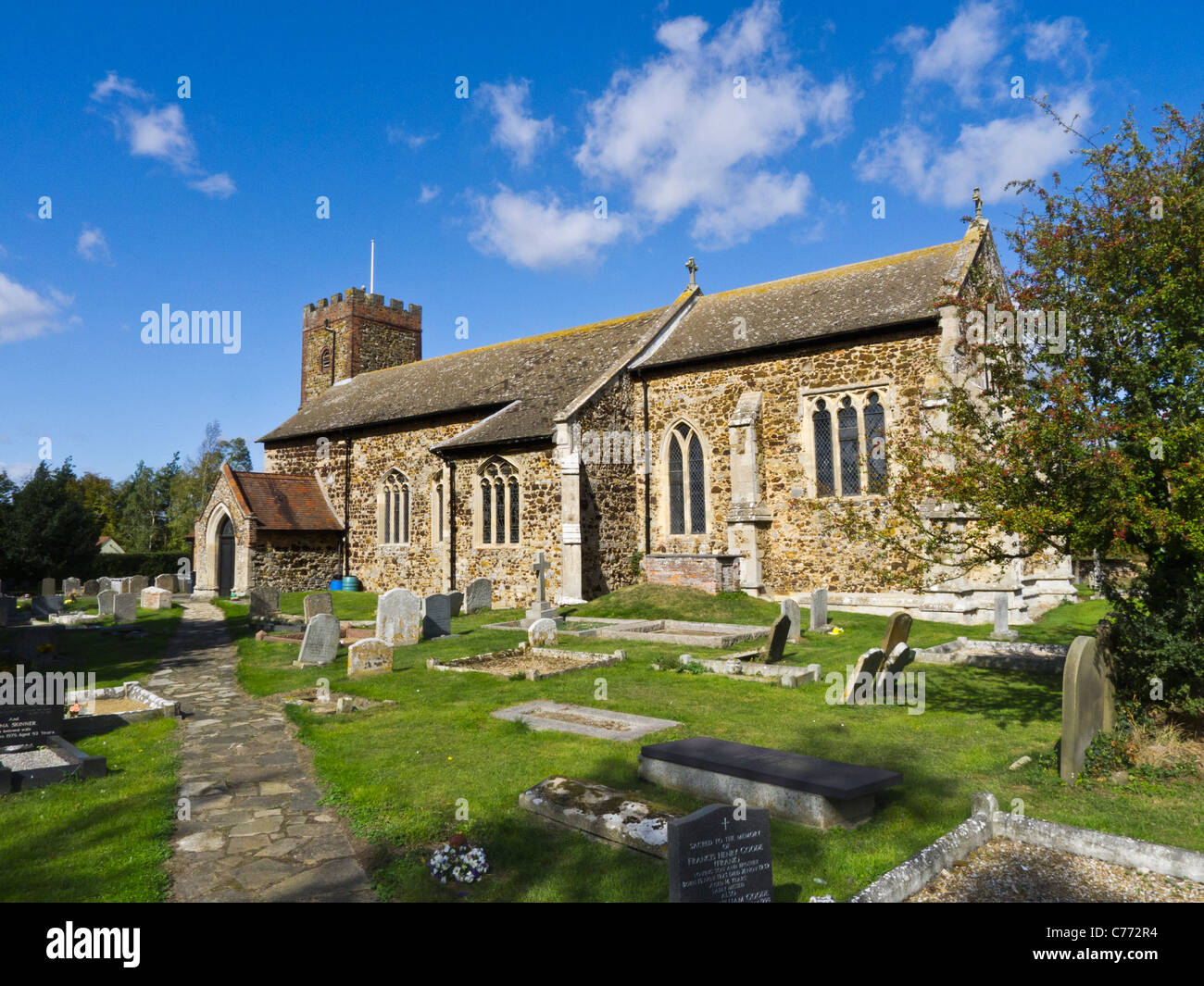 The church of St Mary the virgin at South Wootton near King's Lynn in Norfolk Stock Photo Alamy