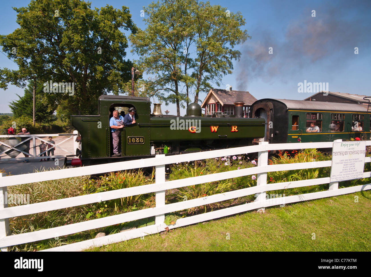 Kent And & East Sussex Steam Train Railway Tenterden Kent