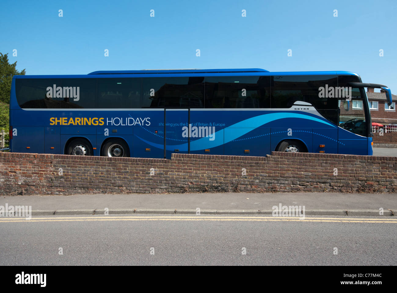 Coach shearings holidays coaches hires stock photography and images
