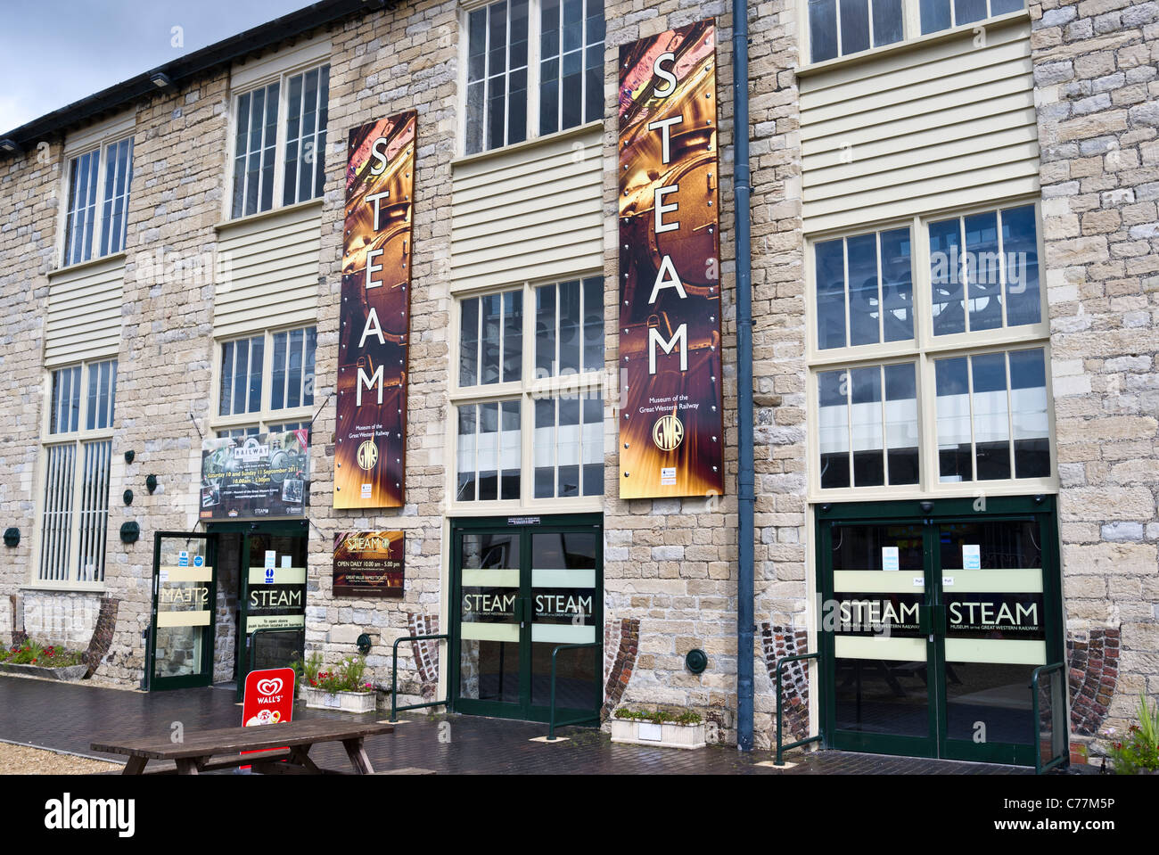 Front and entrance to STEAM museum in Swindon Wiltshire England UK EU Stock Photo