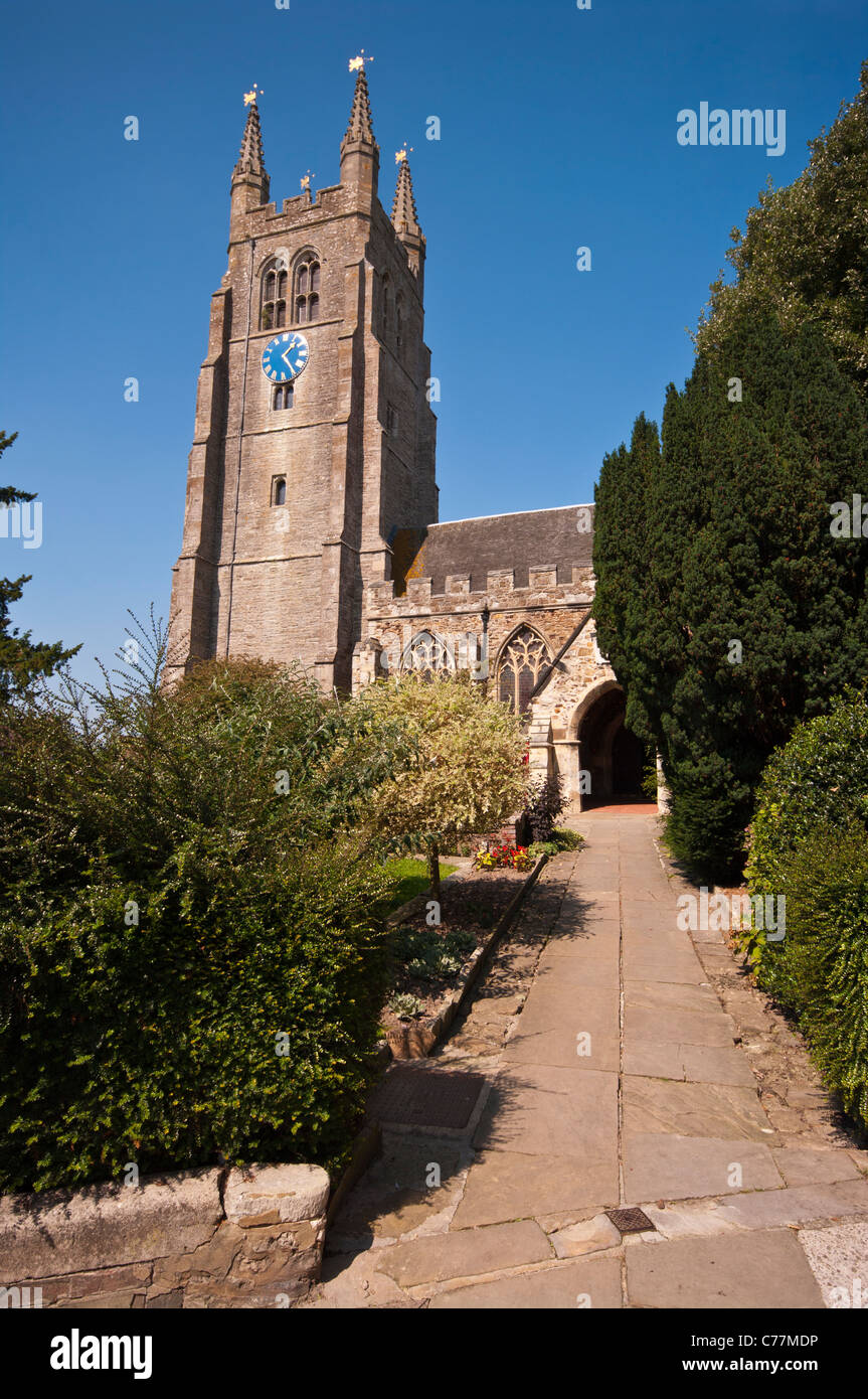St Mildreds Parish Church Tenterden Kent UK Churches Stock Photo