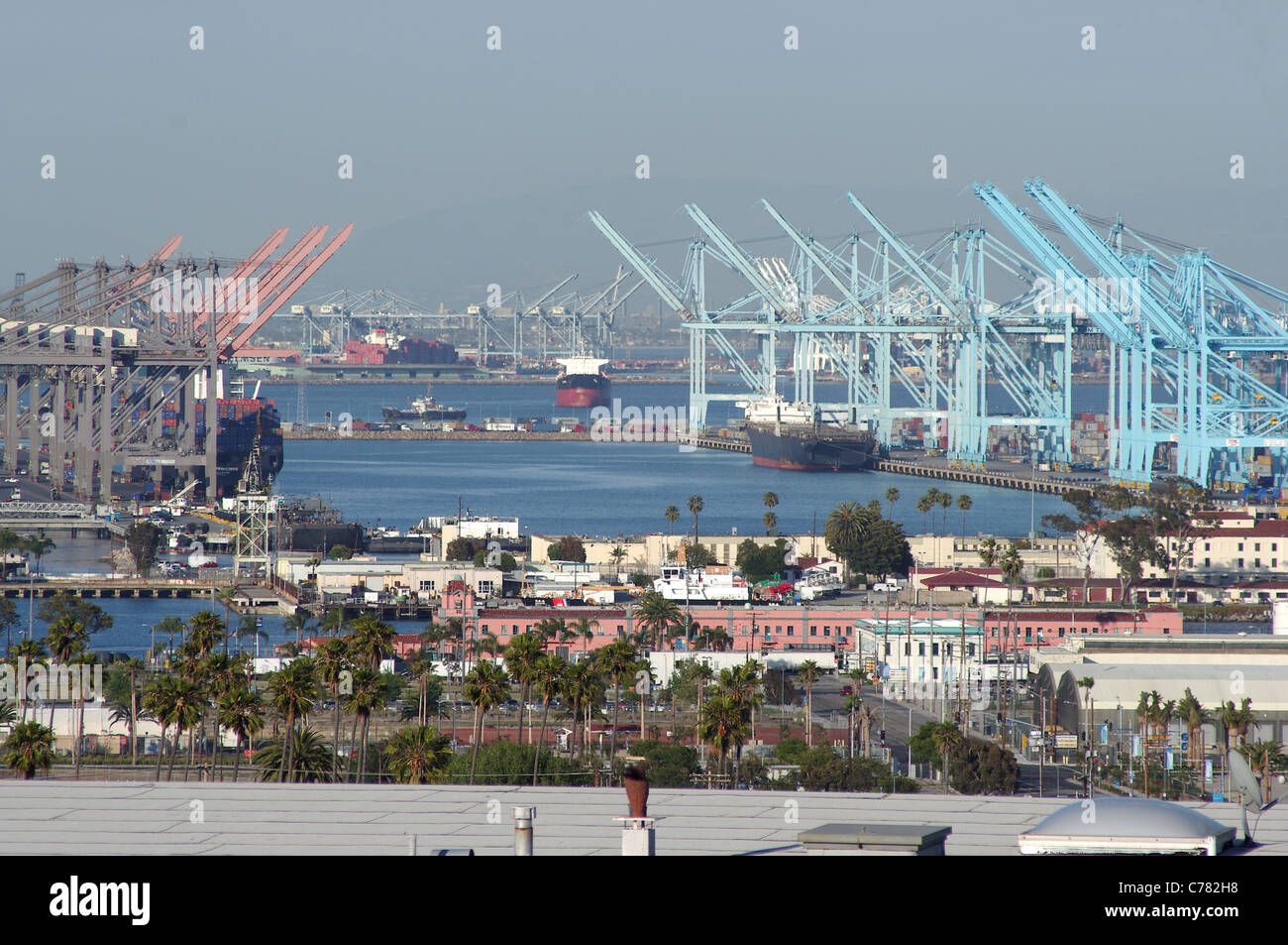 Port In San Pedro California Stock Photo Alamy