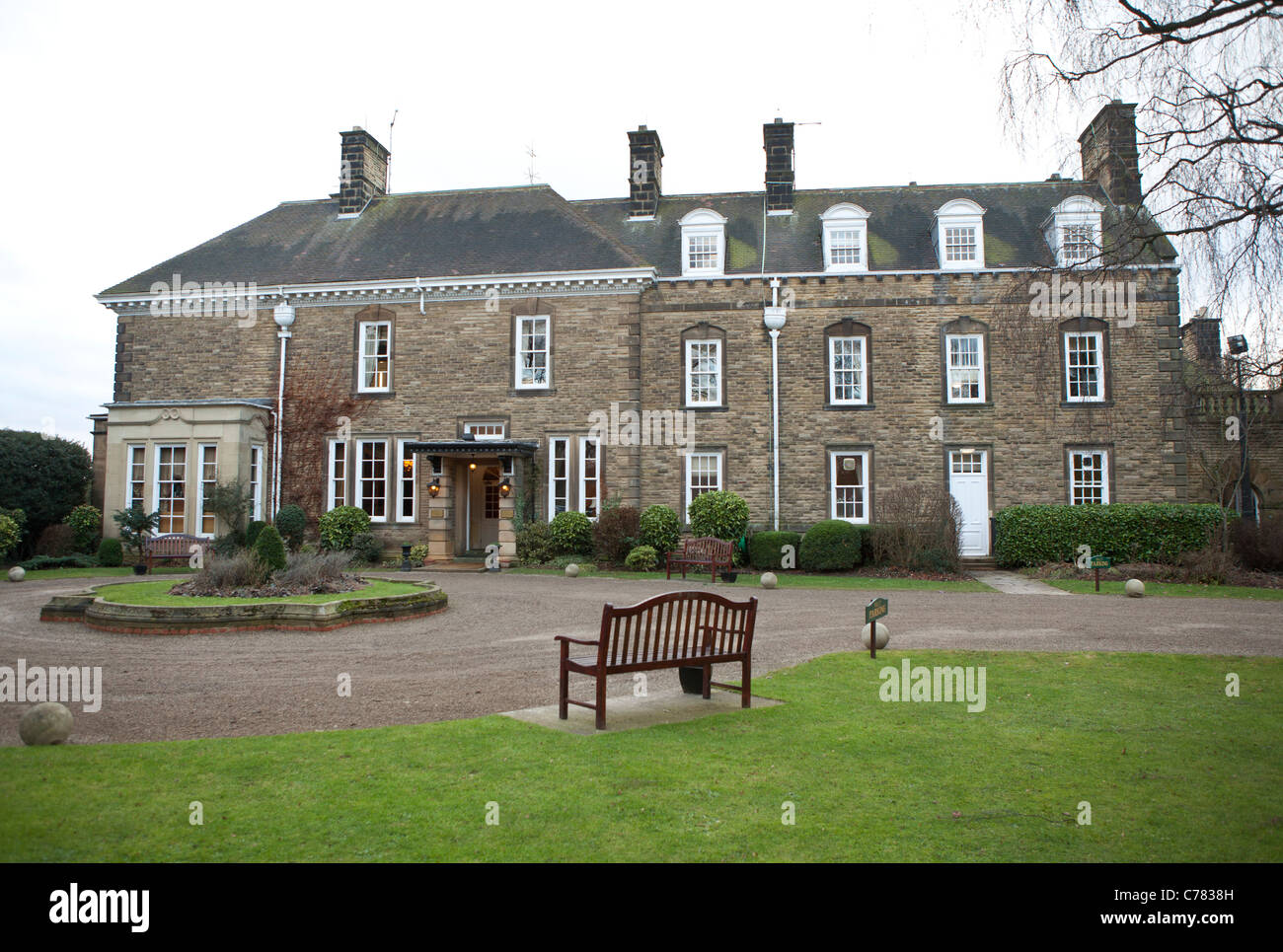 Pictured is Judges Hotel and Restaurant in North Yorkshire. Photo by Fabio De Paola Stock Photo