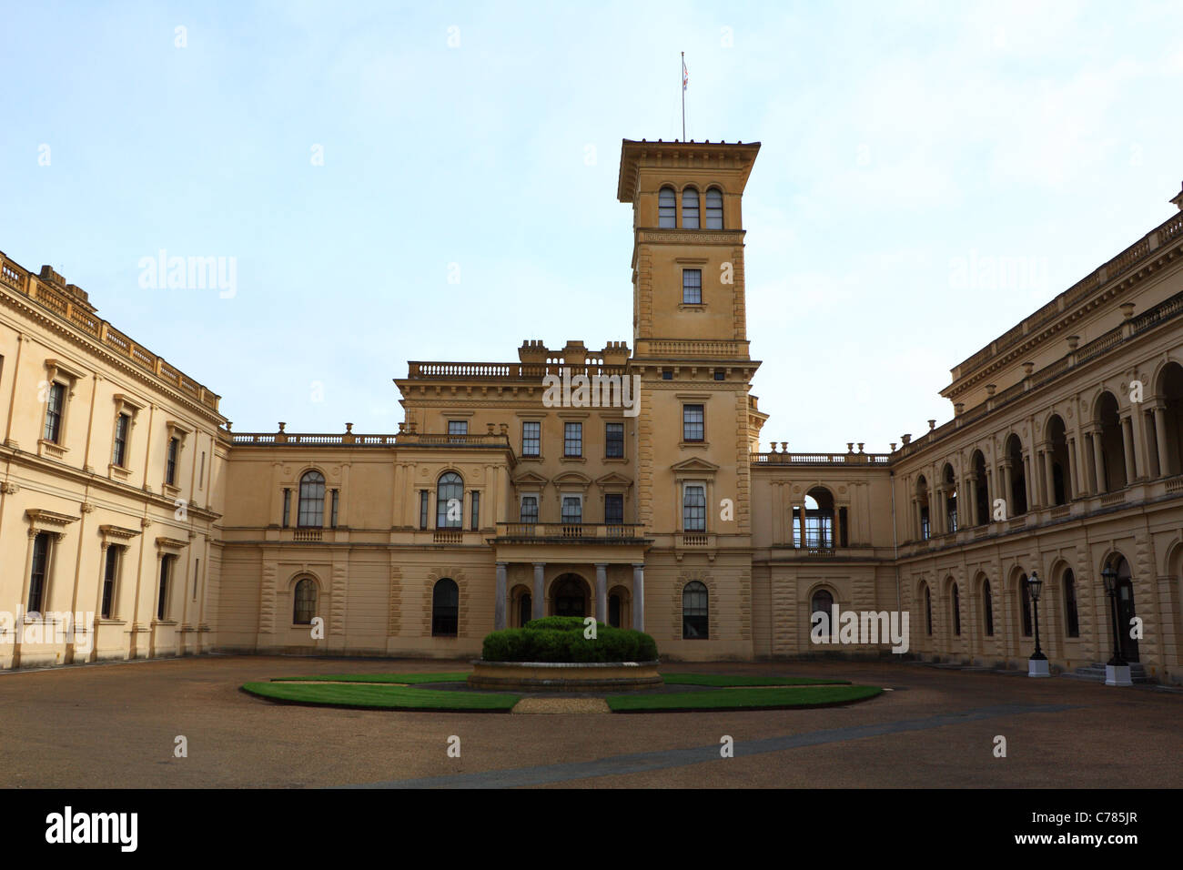 Osborne House Main Entrance Stock Photo Alamy