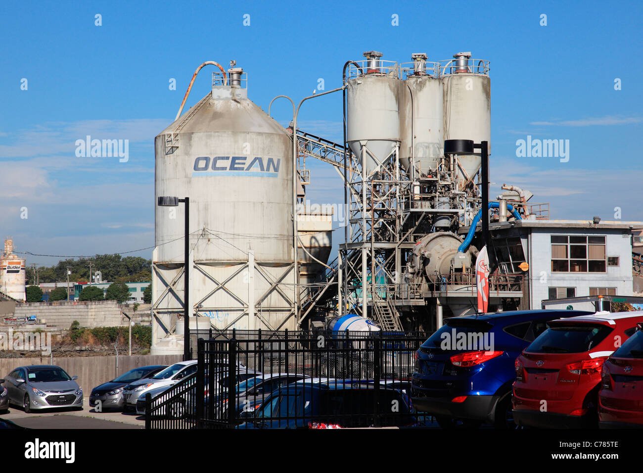 Industrial area in Victoria BC Canada Stock Photo Alamy