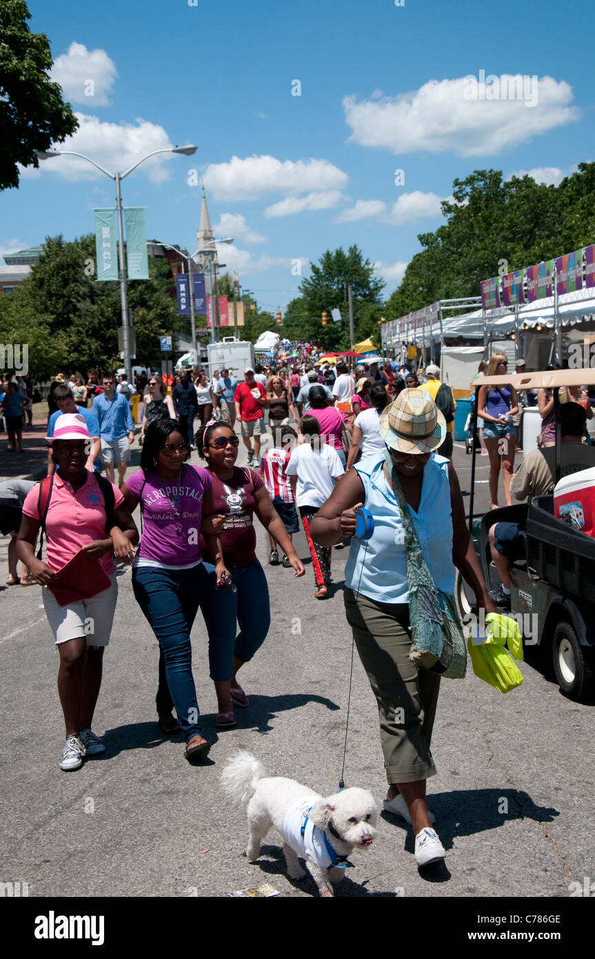 Artscape Free Arts Festival in Baltimore Summer 2011, USA Stock Photo