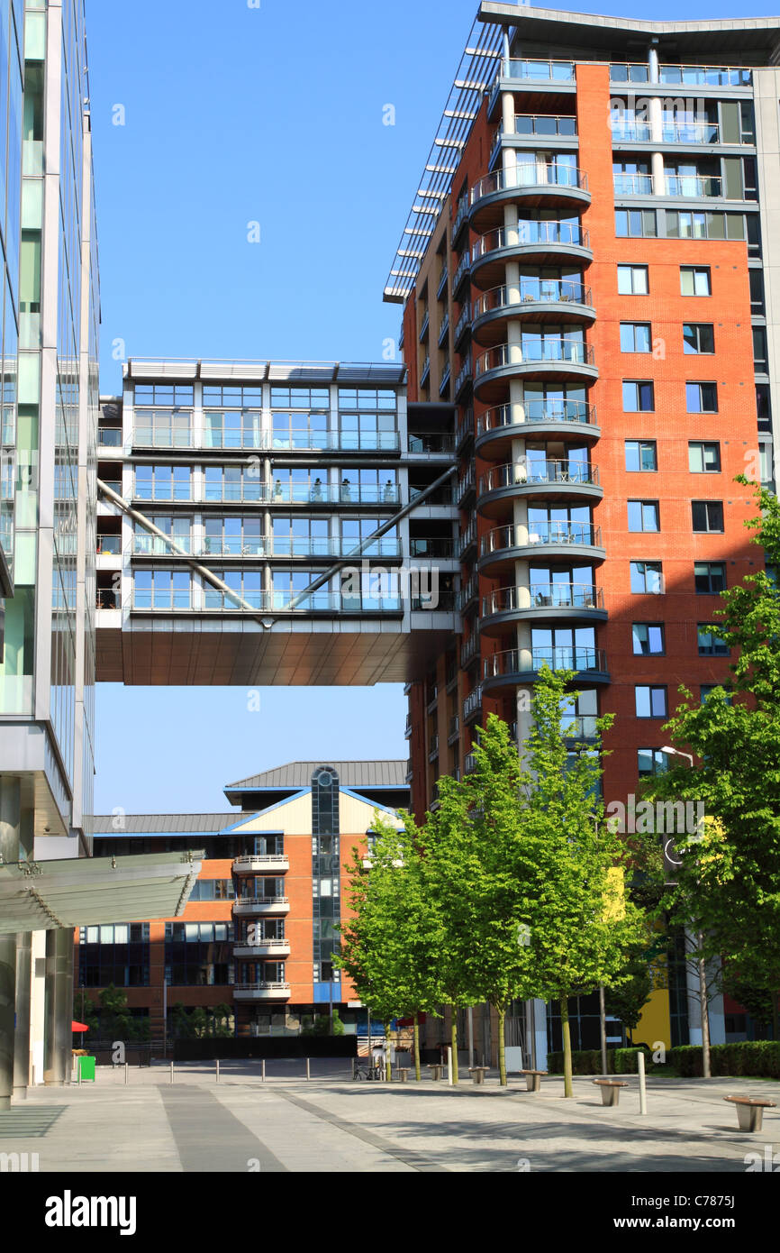 Modern Apartments in Manchester City Centre UK Stock Photo Alamy