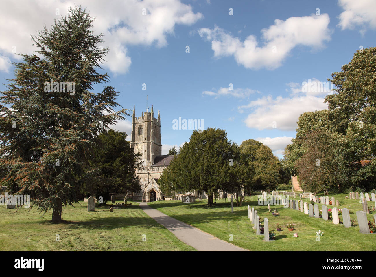 The church of Avebury St James, Avebury, Wiltshire, England, UK Stock Photo