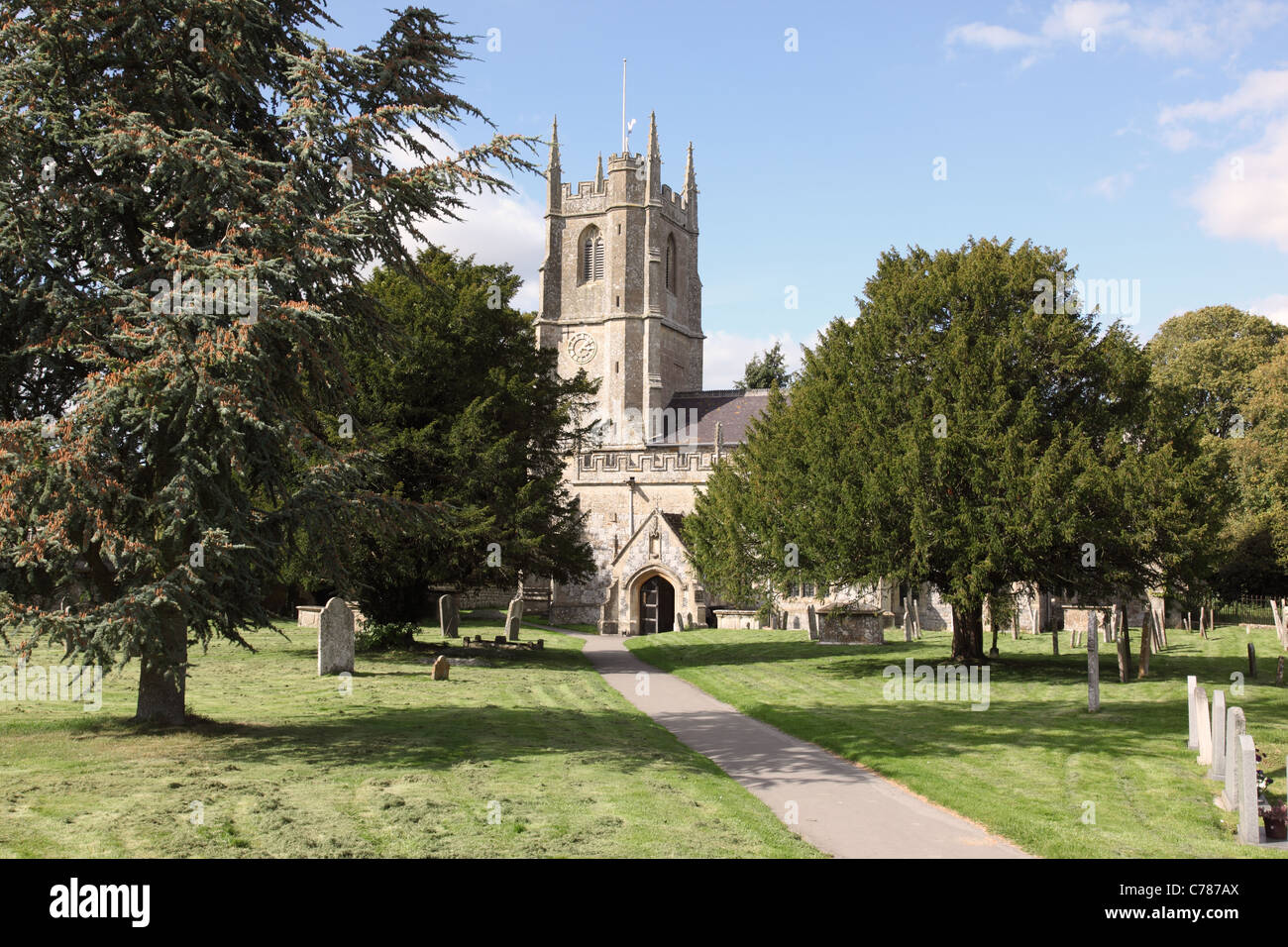 The church of St James, Avebury, Wiltshire, England, UK Stock Photo