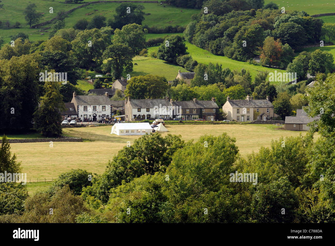 The reopening of the Butchers Arms Crosby Ravensworth, Cumbria. Village